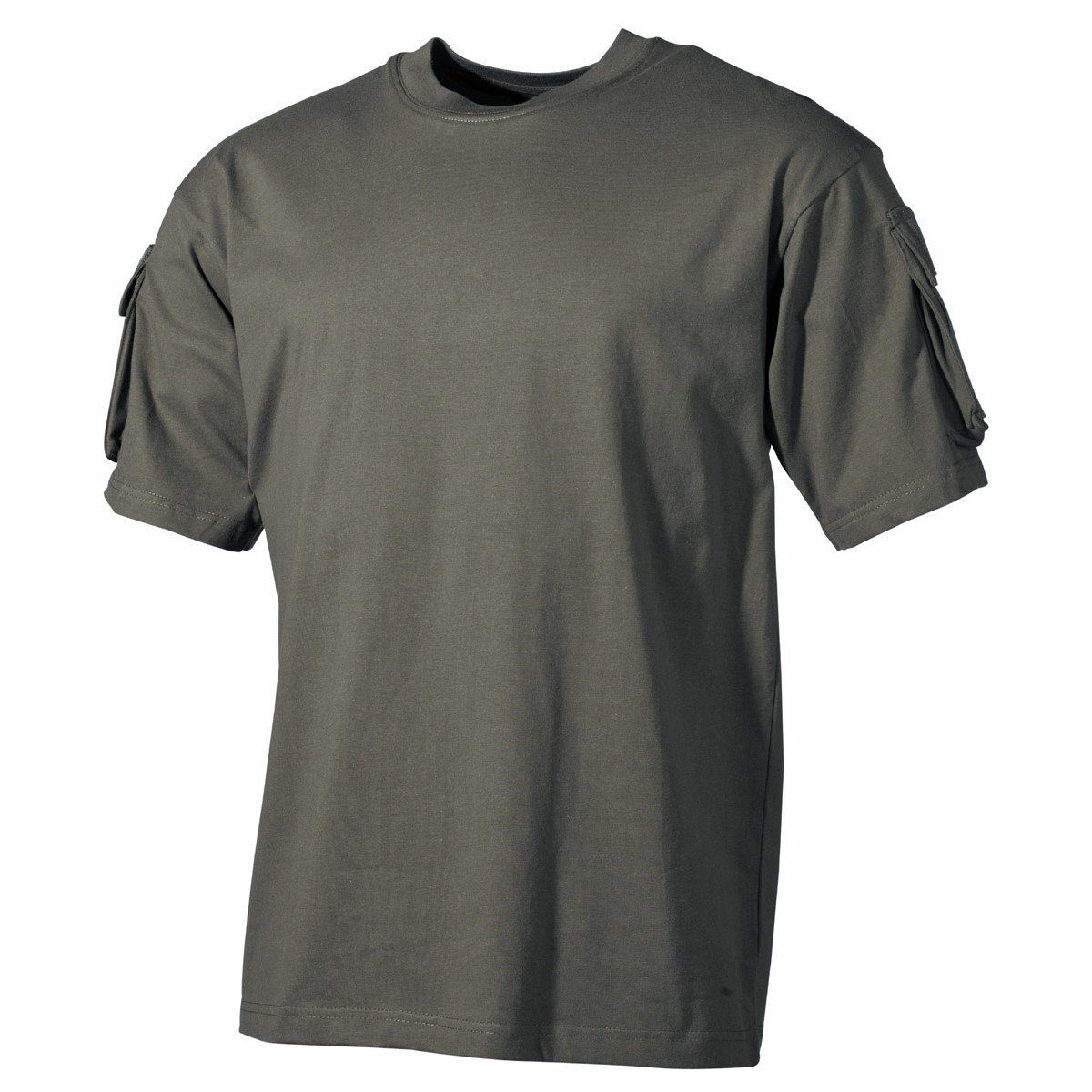 T-Shirt MFH US T-Shirt mit Ärmeltaschen und Rundhals.