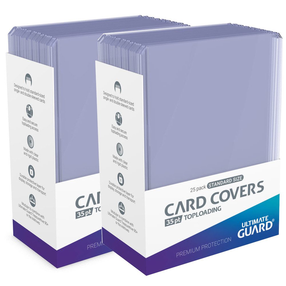 Ultimate Guard Sammelkarte 50 Card Covers Toploading 35 pt Transparent (2x25er-Pack)