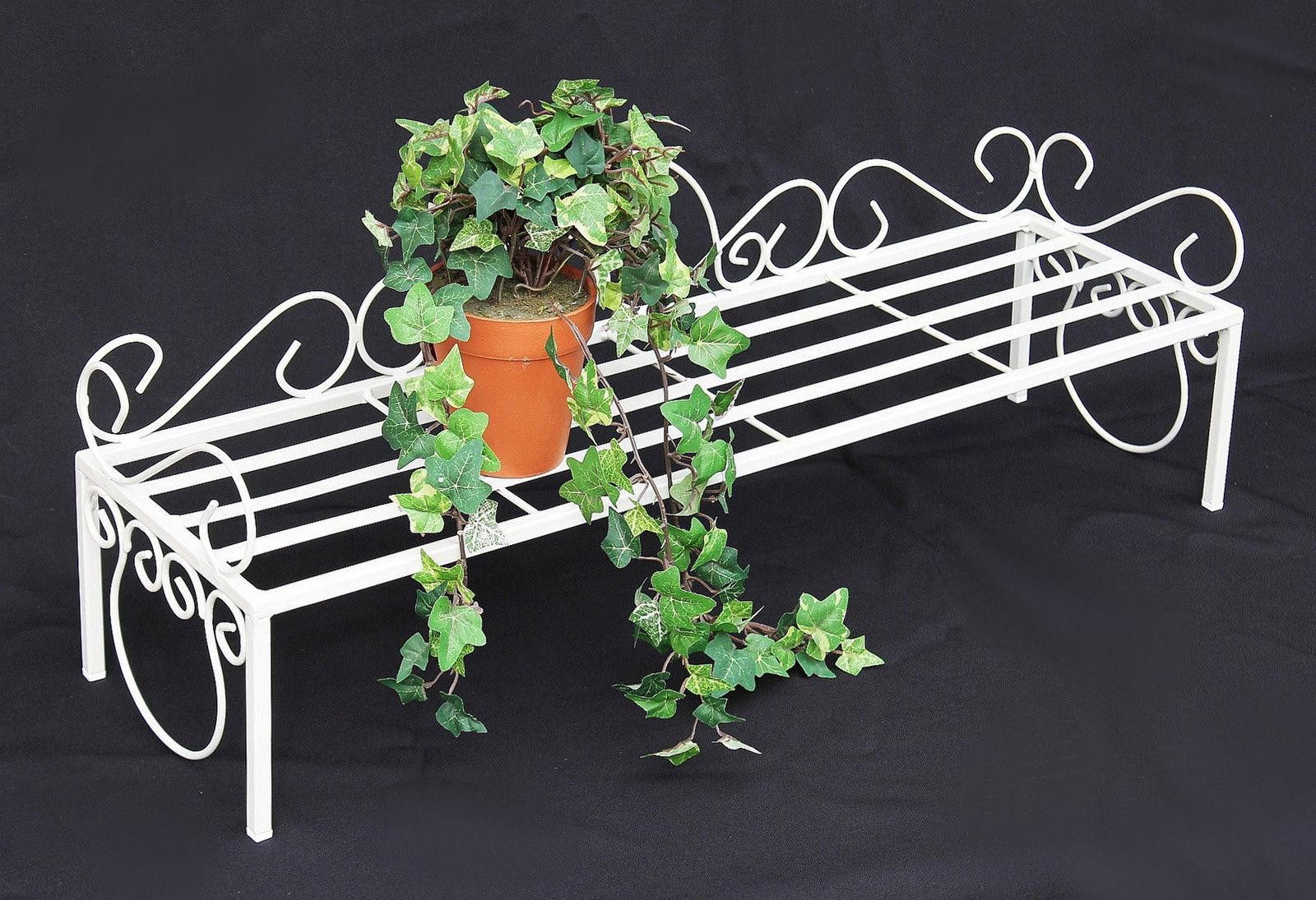 DanDiBo Blumenhocker Blumenregal Metall 75 cm Blumenständer Mi Blumentreppe, Pflanzentreppe Blumenhocker Pflanzenständer