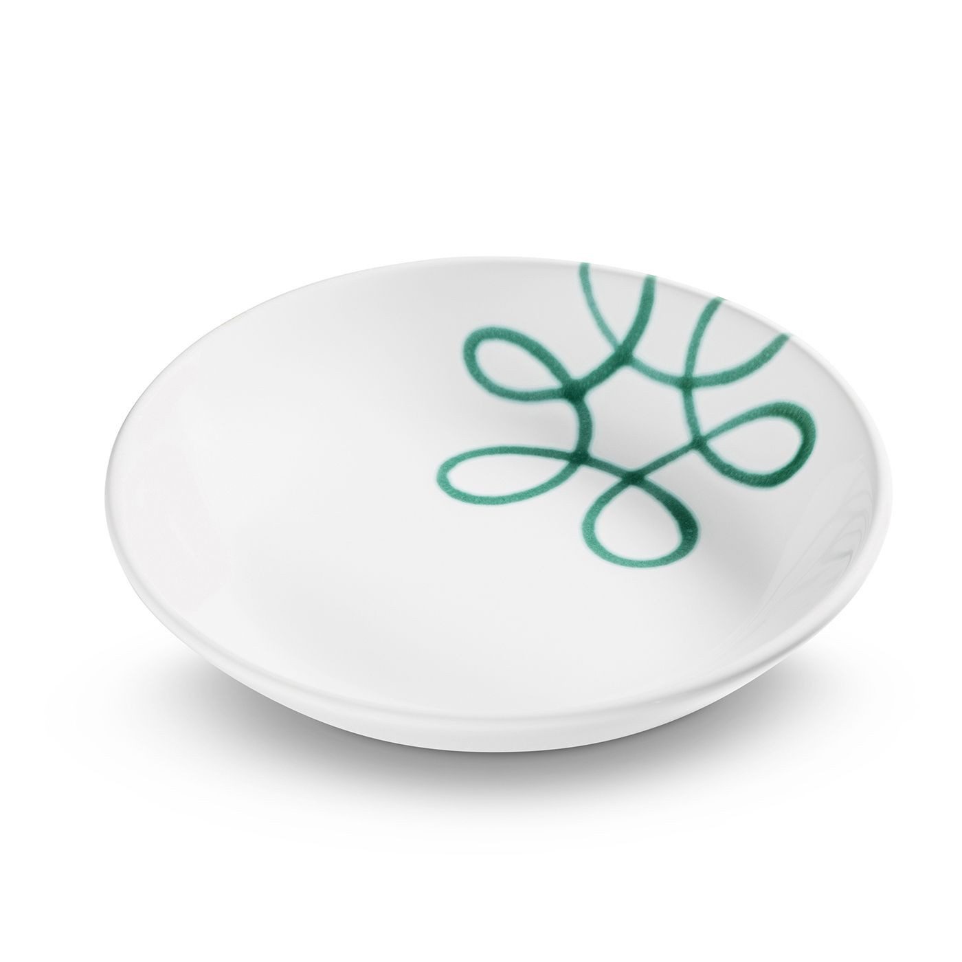 Gmundner Keramik Ersatzscherkopf Gmundner Keramik Pur Geflammt Grün Suppenteller Cup (20cm)