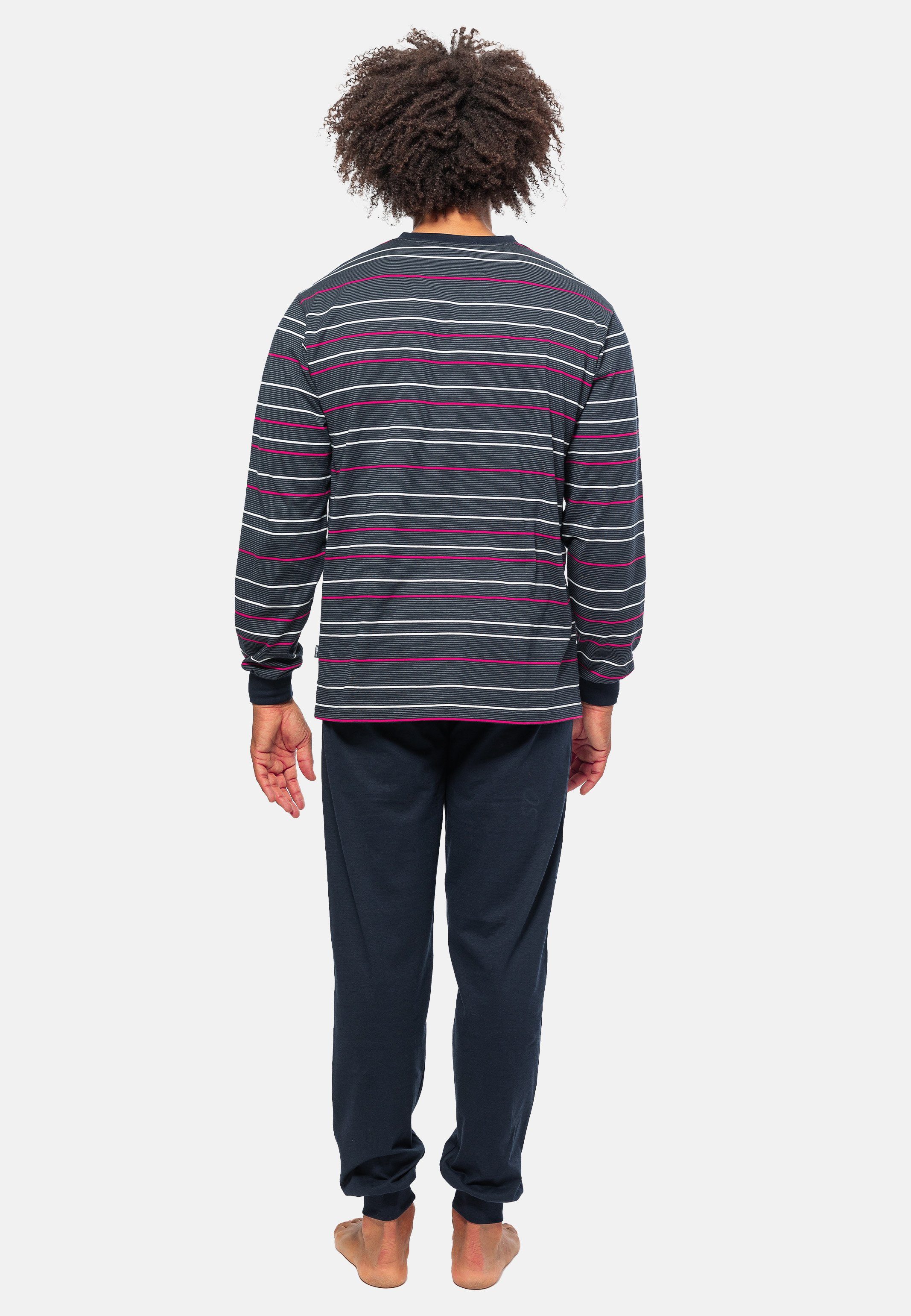 Baumwolle (Set, - 2 - Cotton Schlafanzug Ammann tlg) Pyjama Langarm Organic