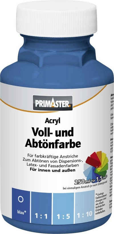 Primaster Vollton- und Abtönfarbe Primaster Voll- und Abtönfarbe 250 ml blau matt