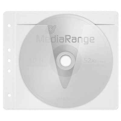 Mediarange MediaRange Vliestaschen für 2 Disc weiß 50er Pack Netzwerk-Adapter