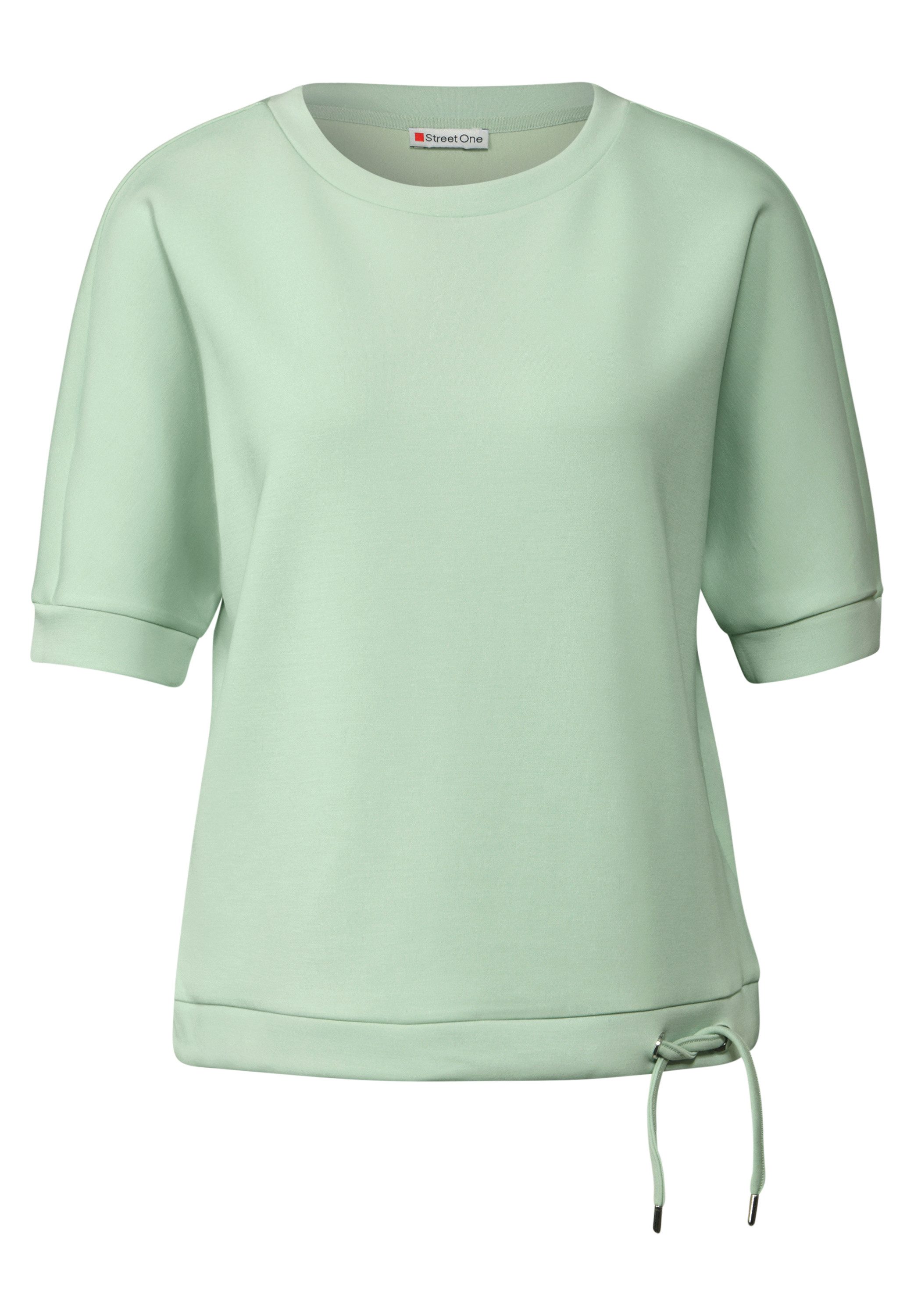 STREET ONE T-Shirt mit Tunnelzug am Saum