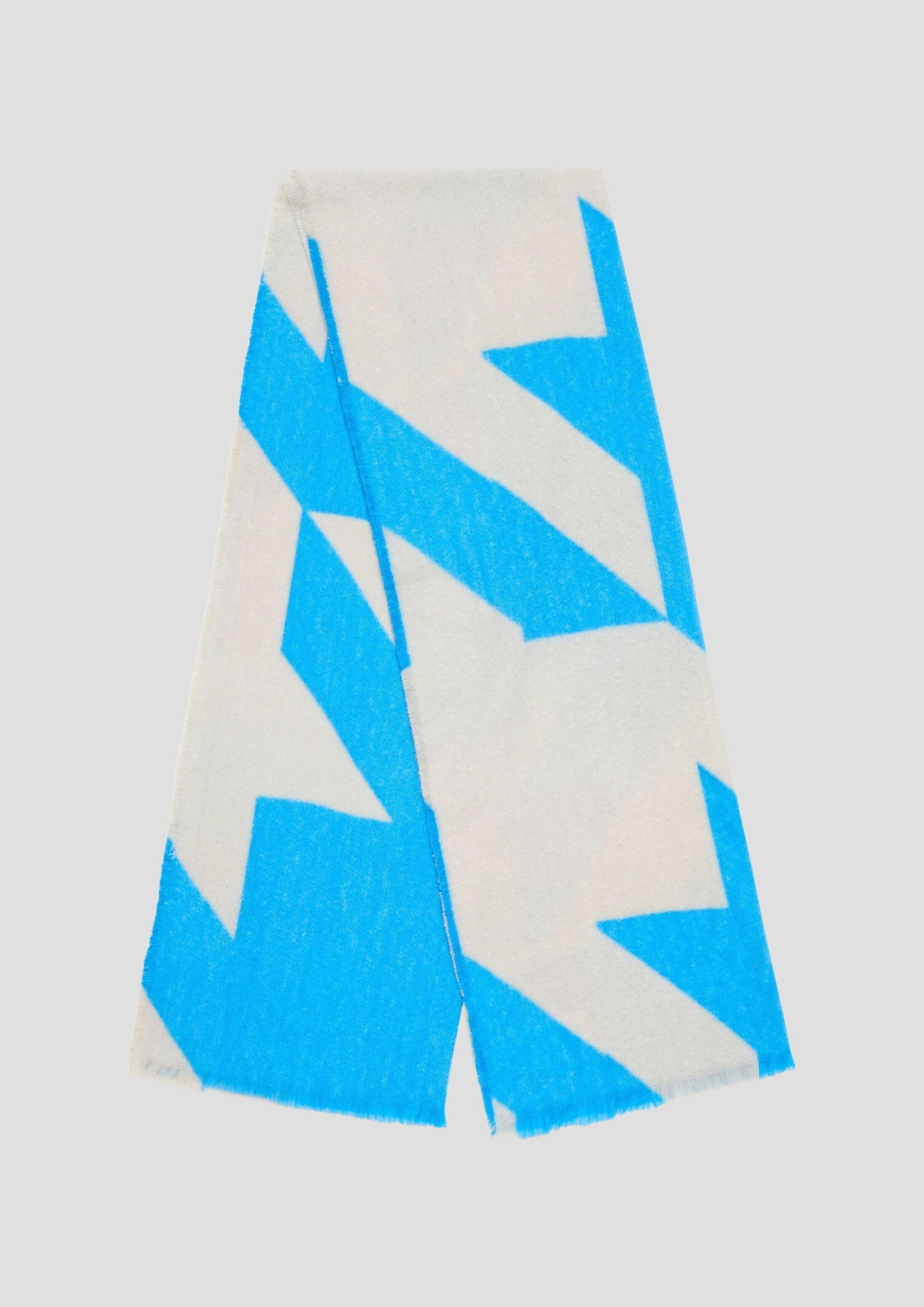 s.Oliver Schal Tuch, Schal mit All-over-Print