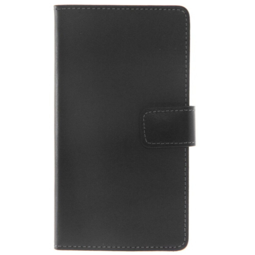 Handytasche Slim Leder Book Case Handyhülle für Sony Xperia Z1 schwarz (Flip Cover)