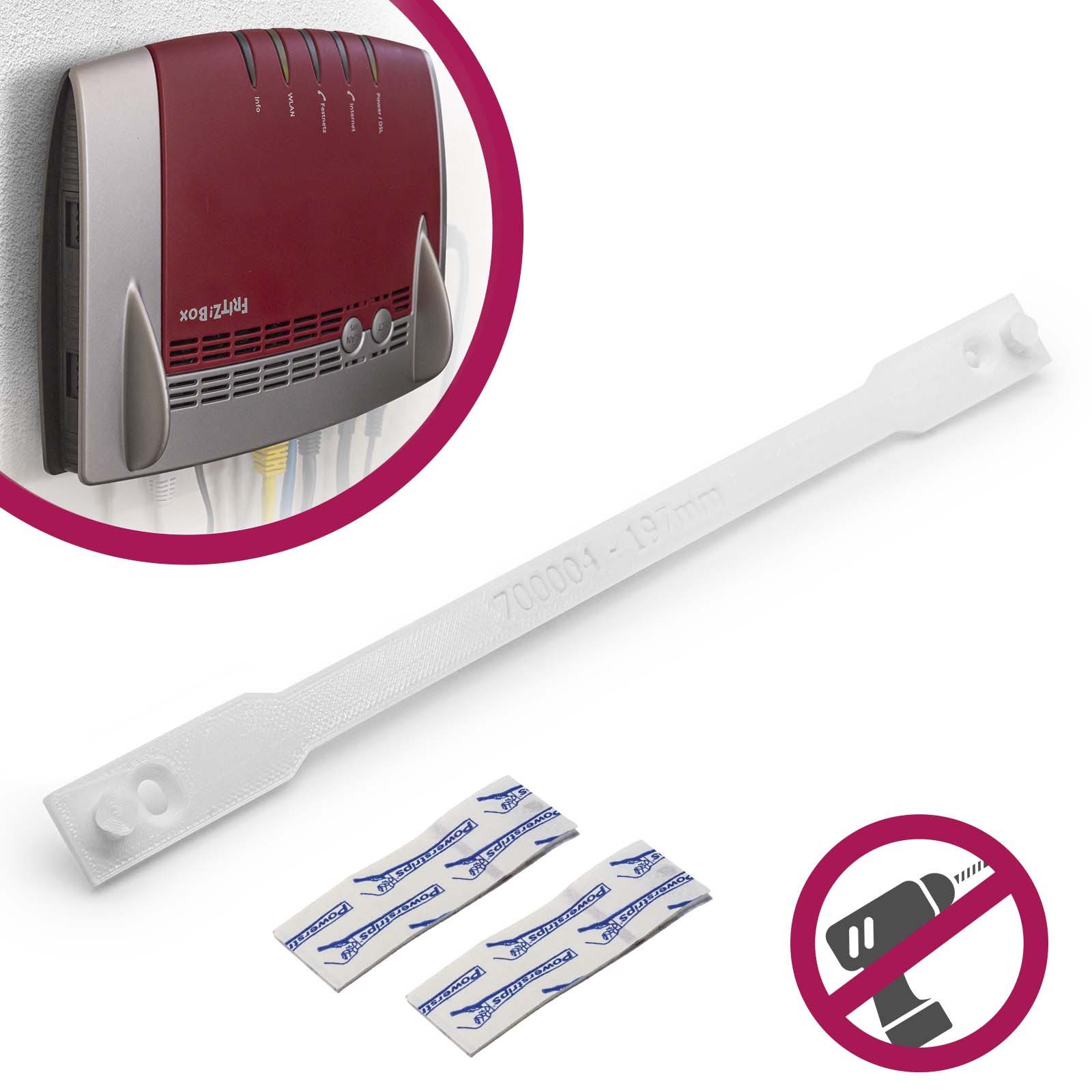 Mobilefox Wandhalterung Router Wandhalterung Halter für Fritzbox Modelle