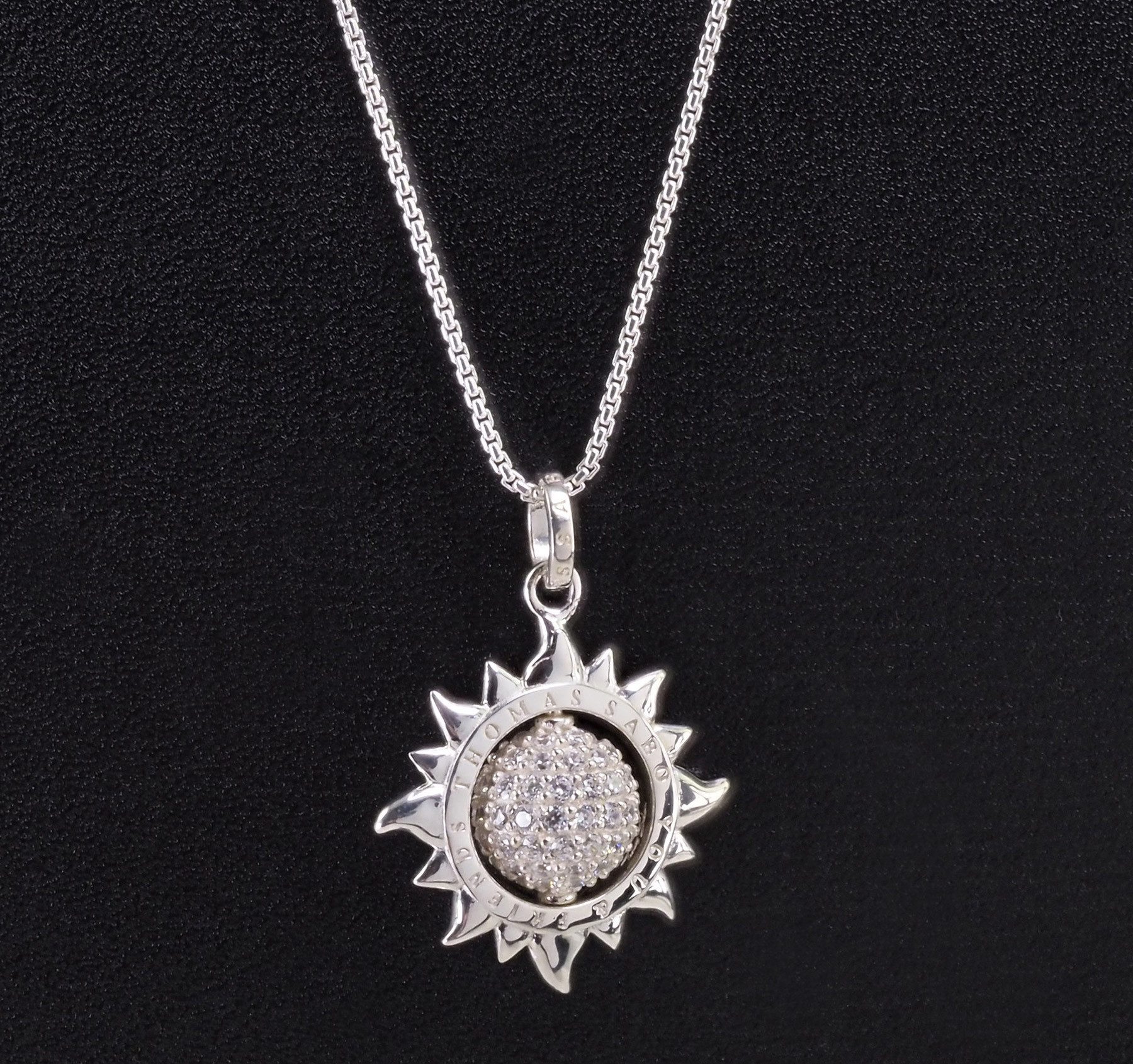 THOMAS SABO Kette mit Anhänger KE1955-051-14-L50V 925 Sterling Silber günstig online kaufen