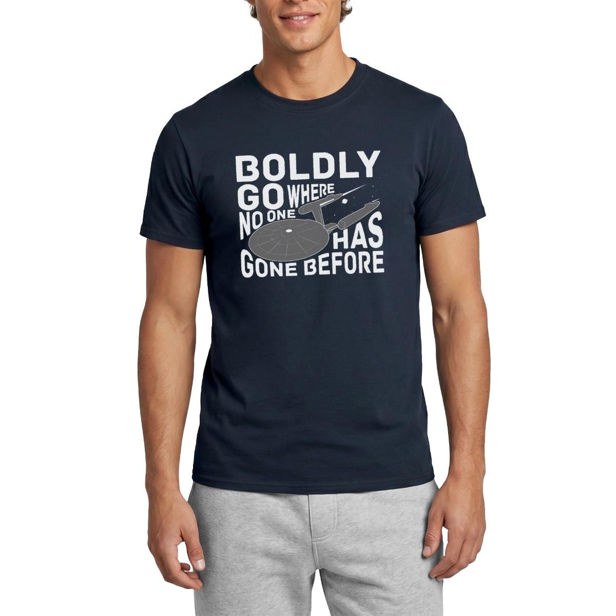 T-Shirt Star Trek Discovery Mutige Abenteuer Männer T-Shirt