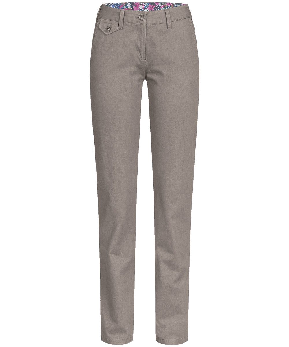 GREIFF Chinohose Greiff Corporate CASUAL Damen Chino-Hose Regular-Fit Kitt günstig online kaufen