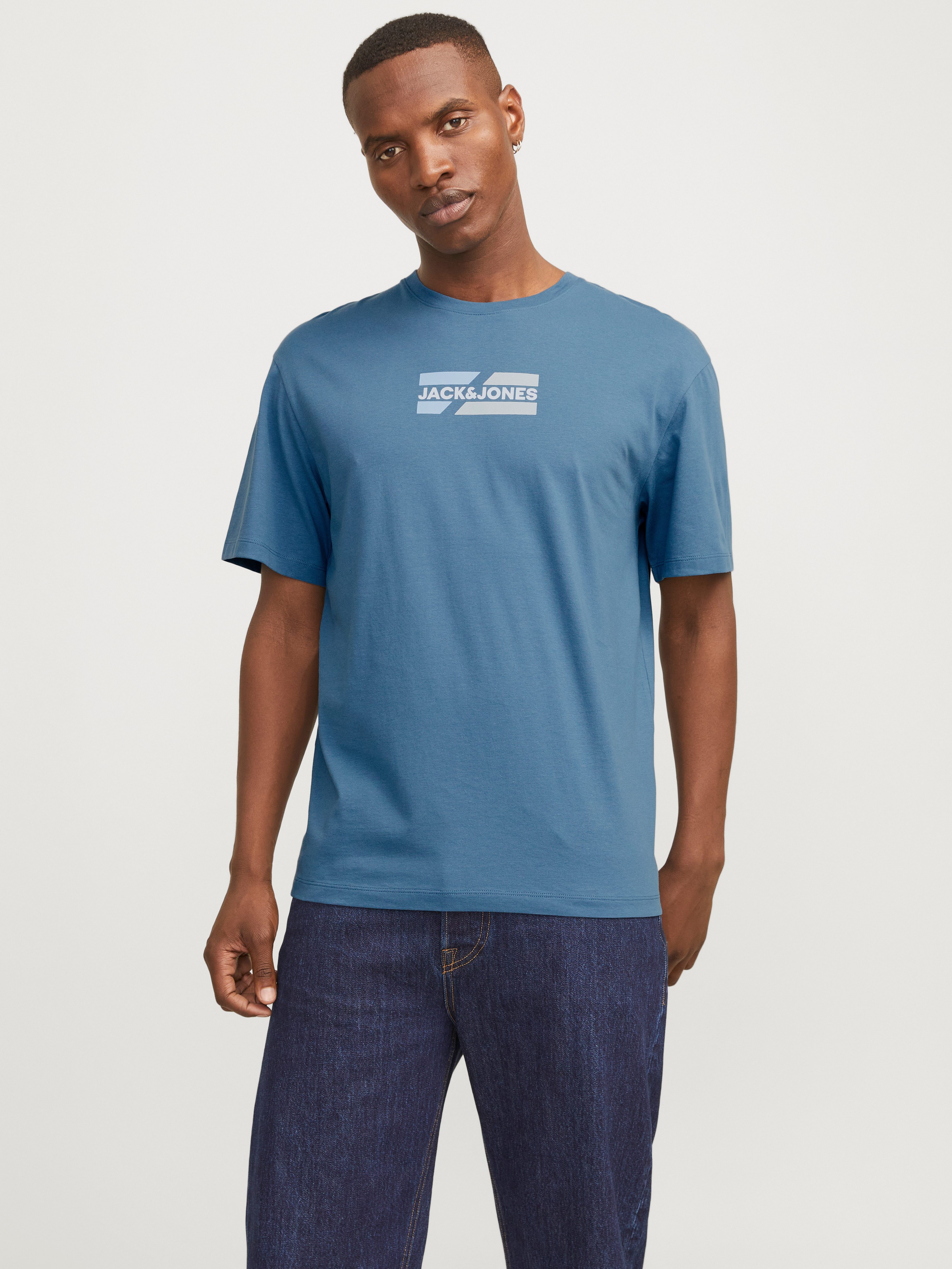 Rundhalsshirt JJECORP GRAPHIC TEE SS O-NECK NOOS
