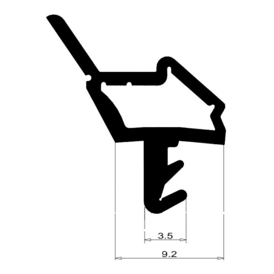 Einfach Dichtungen Türdichtband Zimmertürdichtung I 5m I Farbe Weiß oder Beige
