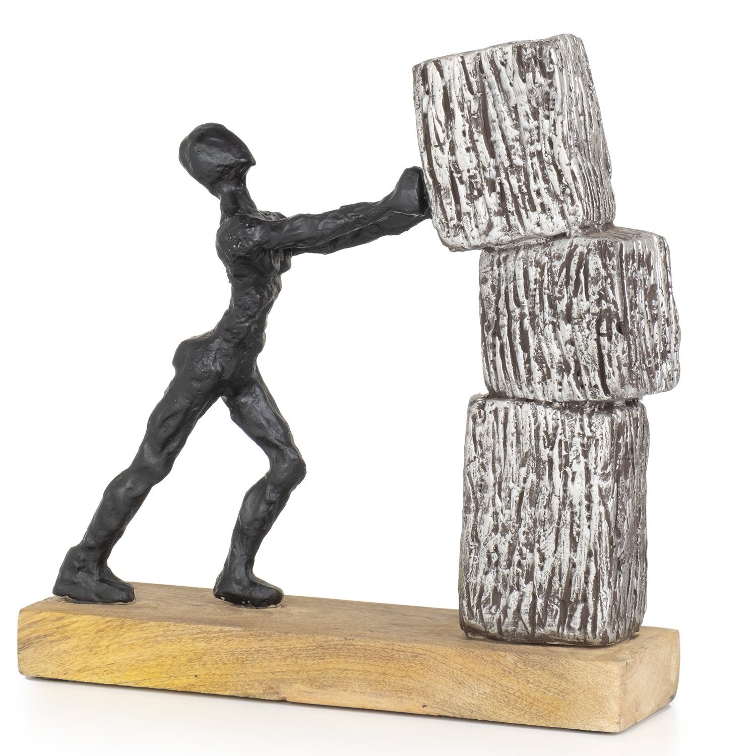 Moritz Skulptur Unterstützung, Holz, Tischdeko, Fensterdeko, Wanddeko, Holzdeko, Weihnachtsdeko