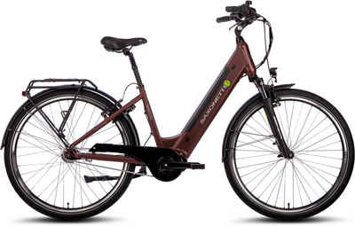 SAXONETTE E-Bike OPTIMUM PLUS, 7 Gang, Nabenschaltung, Mittelmotor, 418 Wh Akku