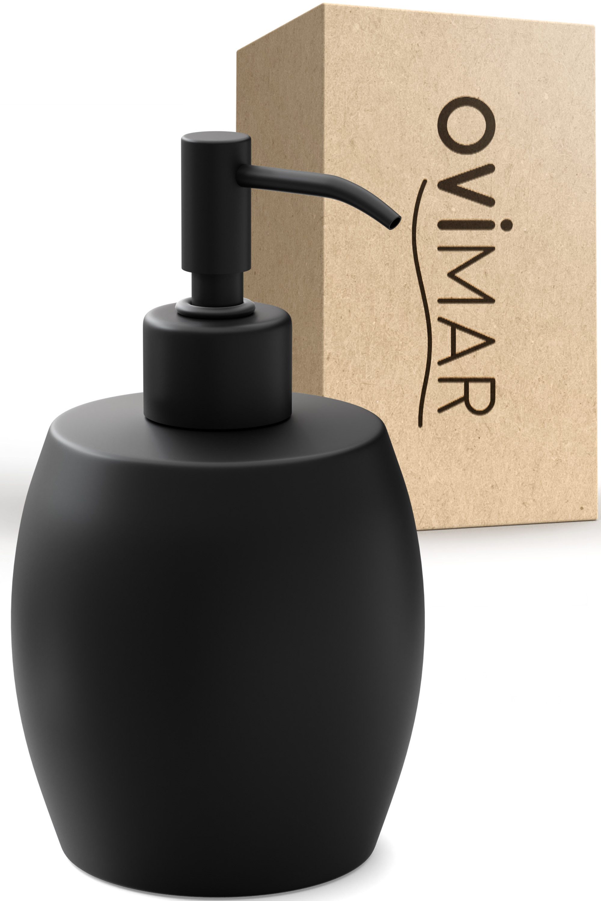 ovimar Seifenspender Hitra, (1-tlg), aus Edelstahl in Schwarz zur günstig online kaufen