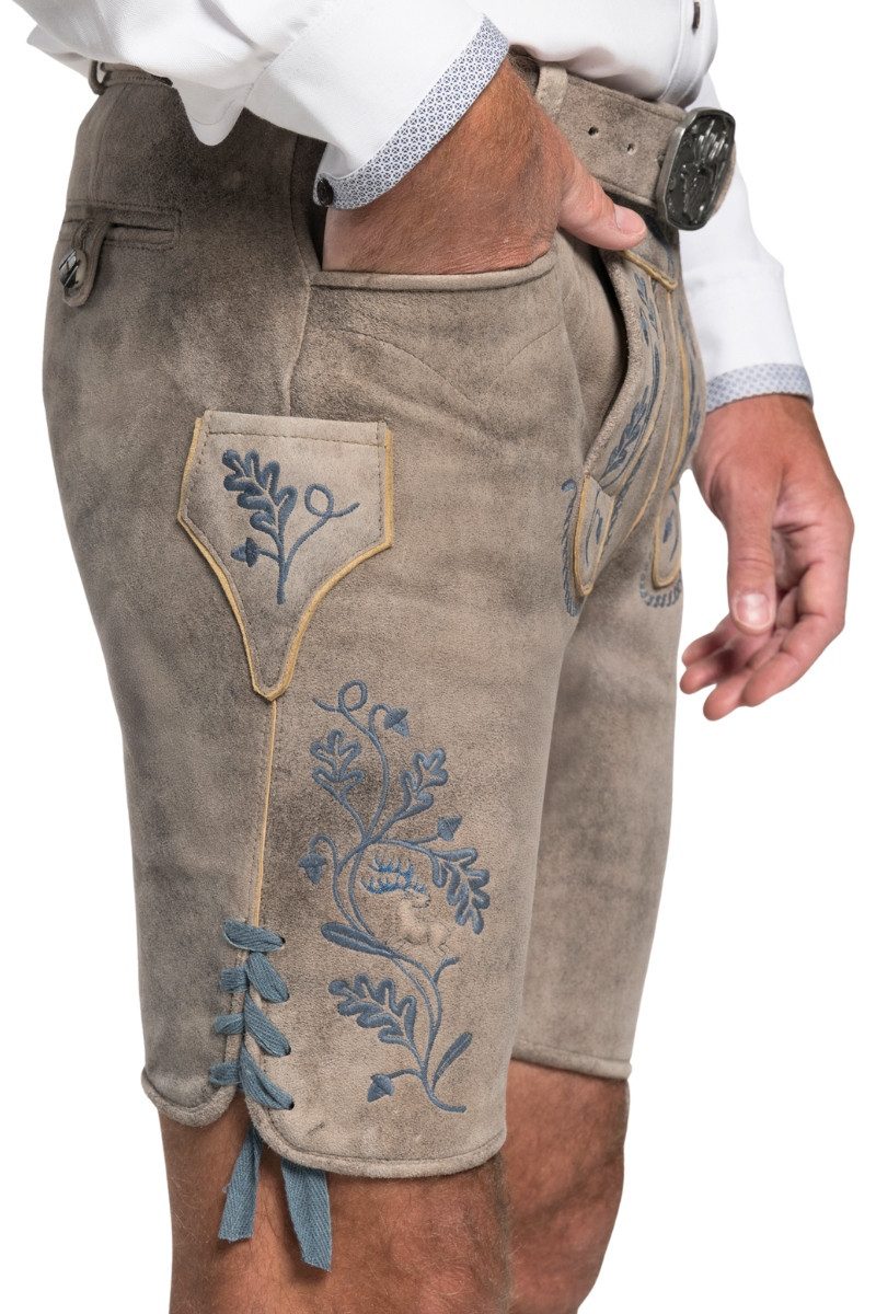 Spieth & Wensky Trachtenlederhose Lederhose Herren kurz - GARVIN - oxford/s günstig online kaufen