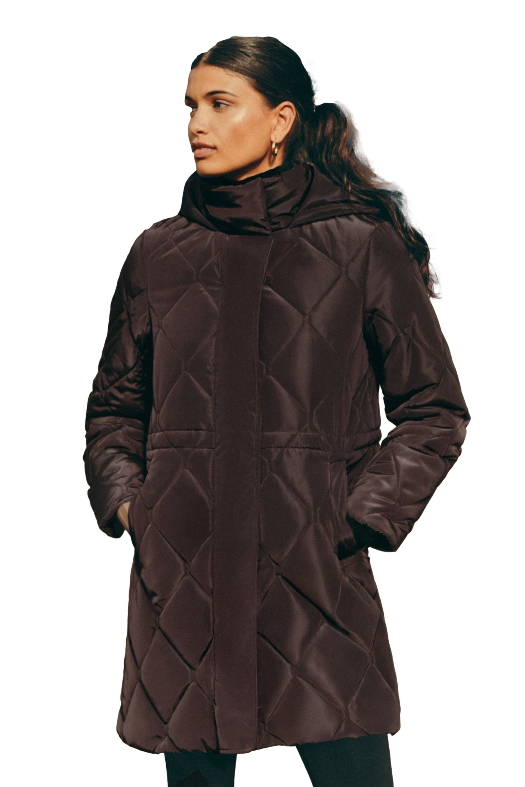 Friends Like These Steppmantel Friends Like These wattierter Mantel, Petite (1-tlg)