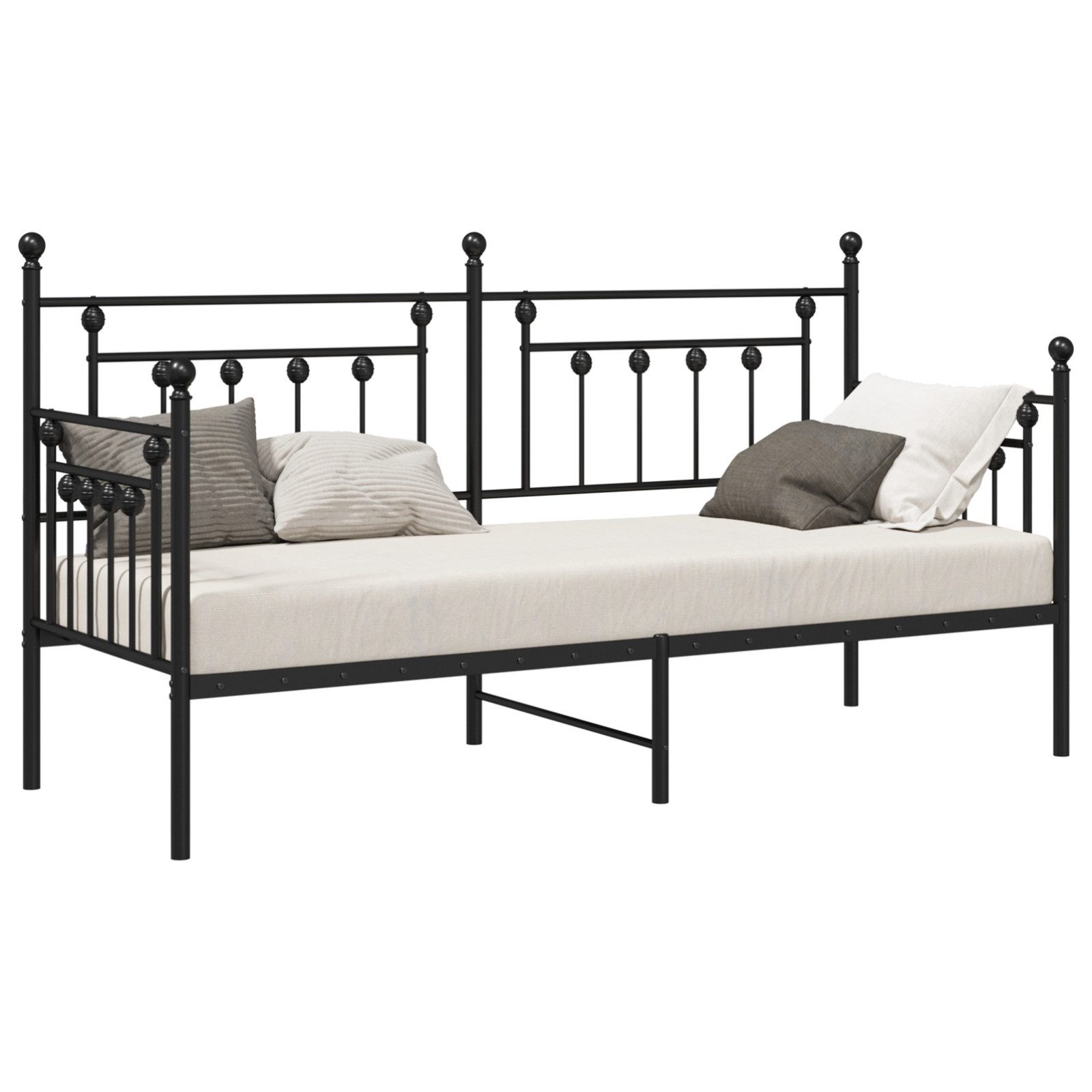 vidaXL Bett Tagesbett Schwarz 75x190 cm günstig online kaufen