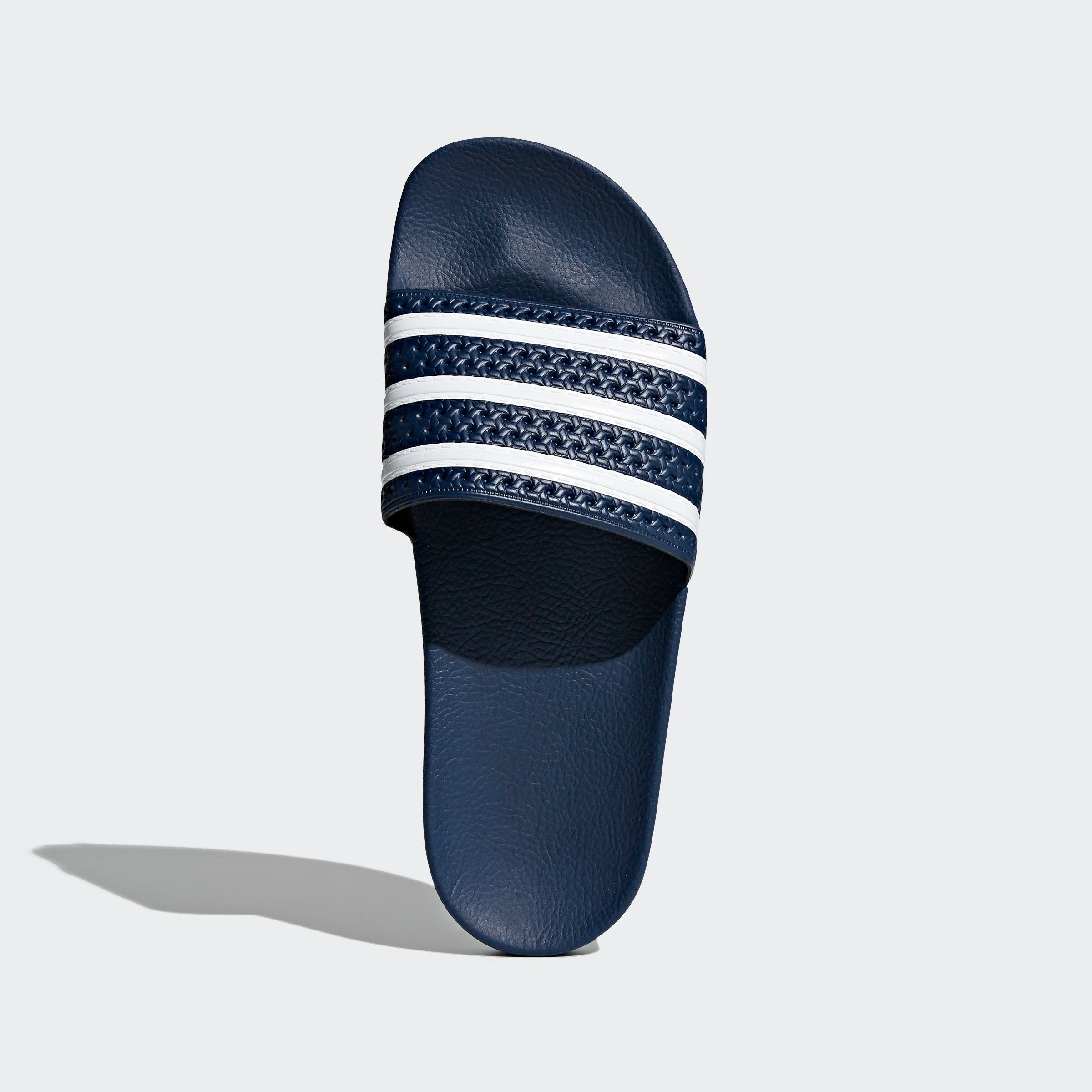 Adi / Originals Badesandale / White adidas Adiblue ADILETTE Blue