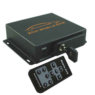 Bolwins Q57D 2 Channel DVR digital TF Video Rekorder Adapter Überwachungskamer Digitales Aufnahmegerät