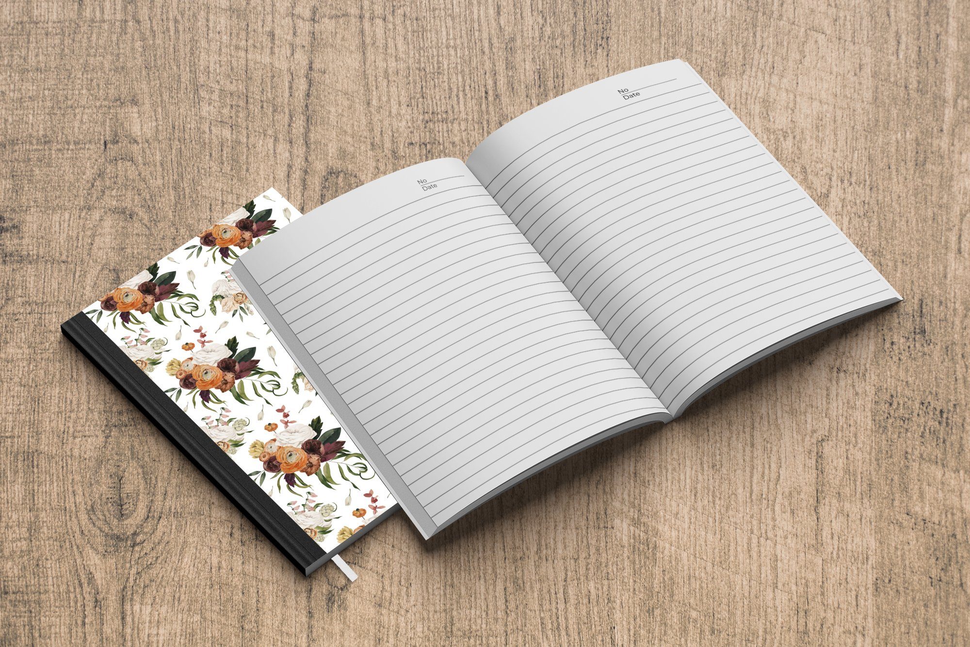 - Farben, Haushaltsbuch Merkzettel, Seiten, Blumenarrangement Blumen Notizbuch - Tagebuch, 98 Journal, MuchoWow Notizheft, A5,