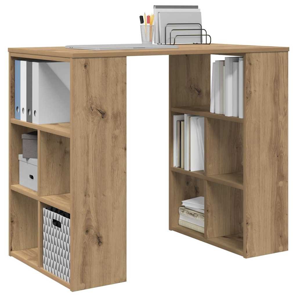 vidaXL Schreibtisch Schreibtisch Eiche handwerklich 90 günstig online kaufen