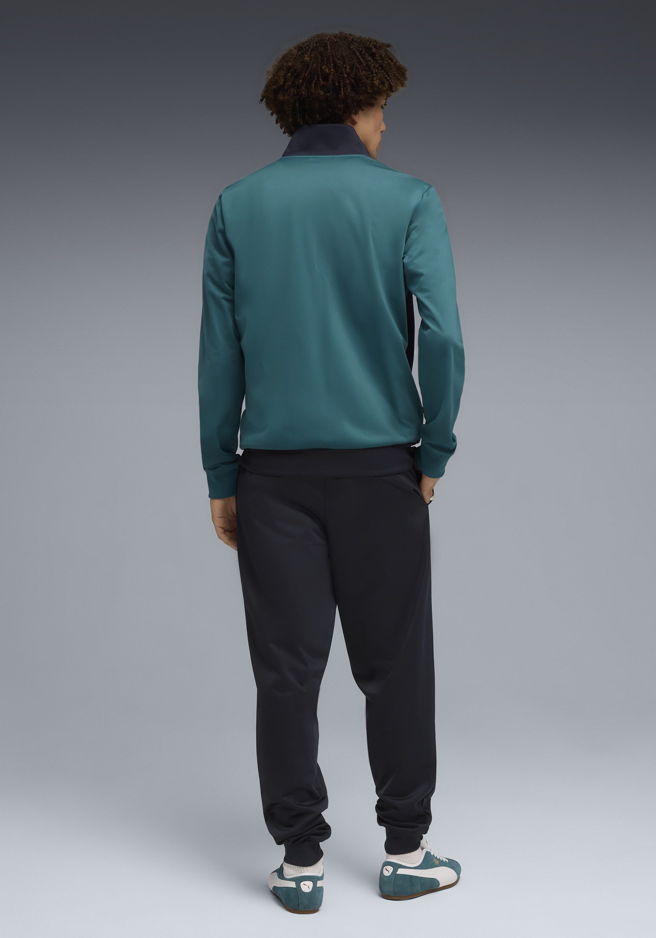 PUMA Trainingsanzug POLY COLORBLOCK SUIT (2-tlg), Regular Fit, ohne Kapuze günstig online kaufen
