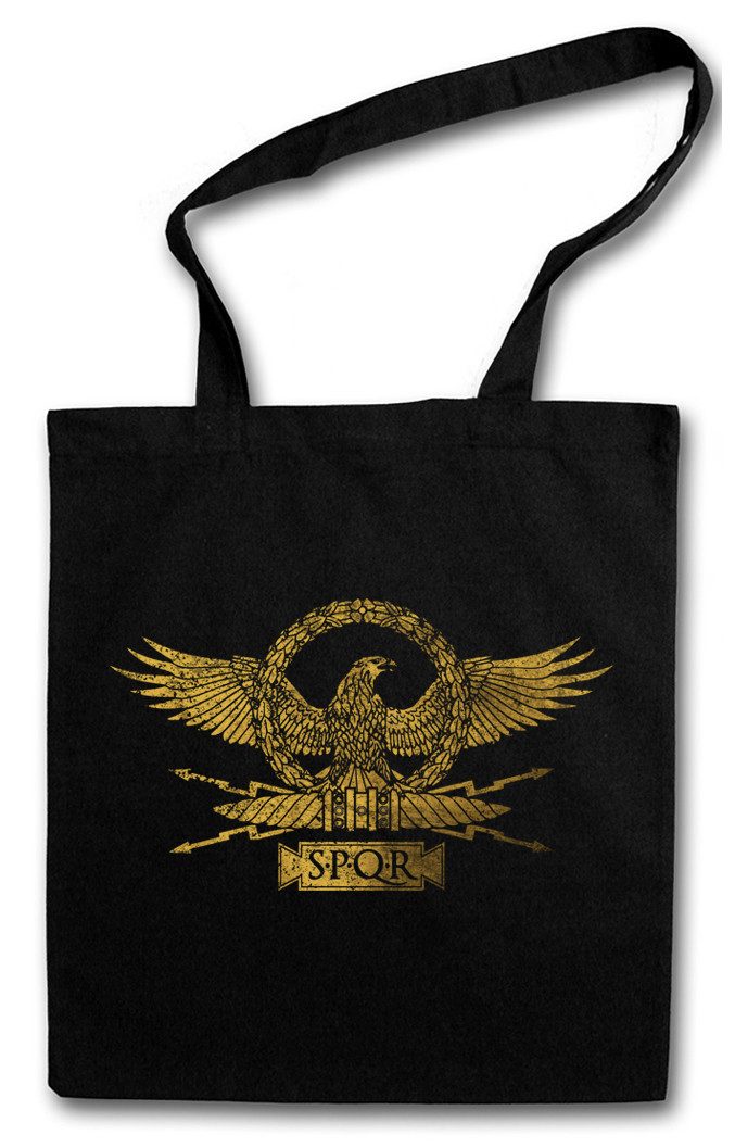Beuteltasche Römischer Adler Stofftasche Roma Rom Cäsar Karte Kaiser Julius SPQR