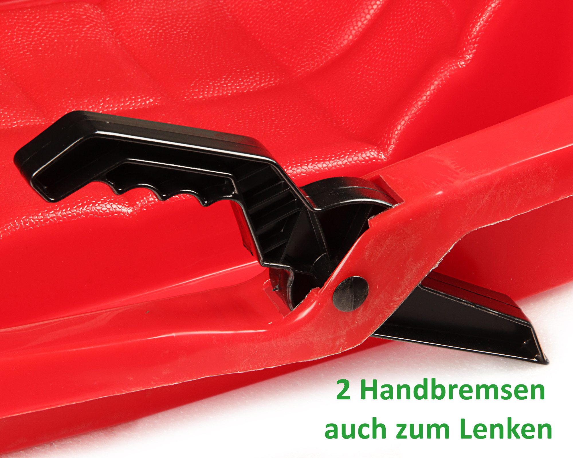 ONDIS24 Schlitten Kinderschlitten Basic Rodel mit Bremsen und Lenkfunktion, für Kinder ab 3 Jahren, leicht & stabil