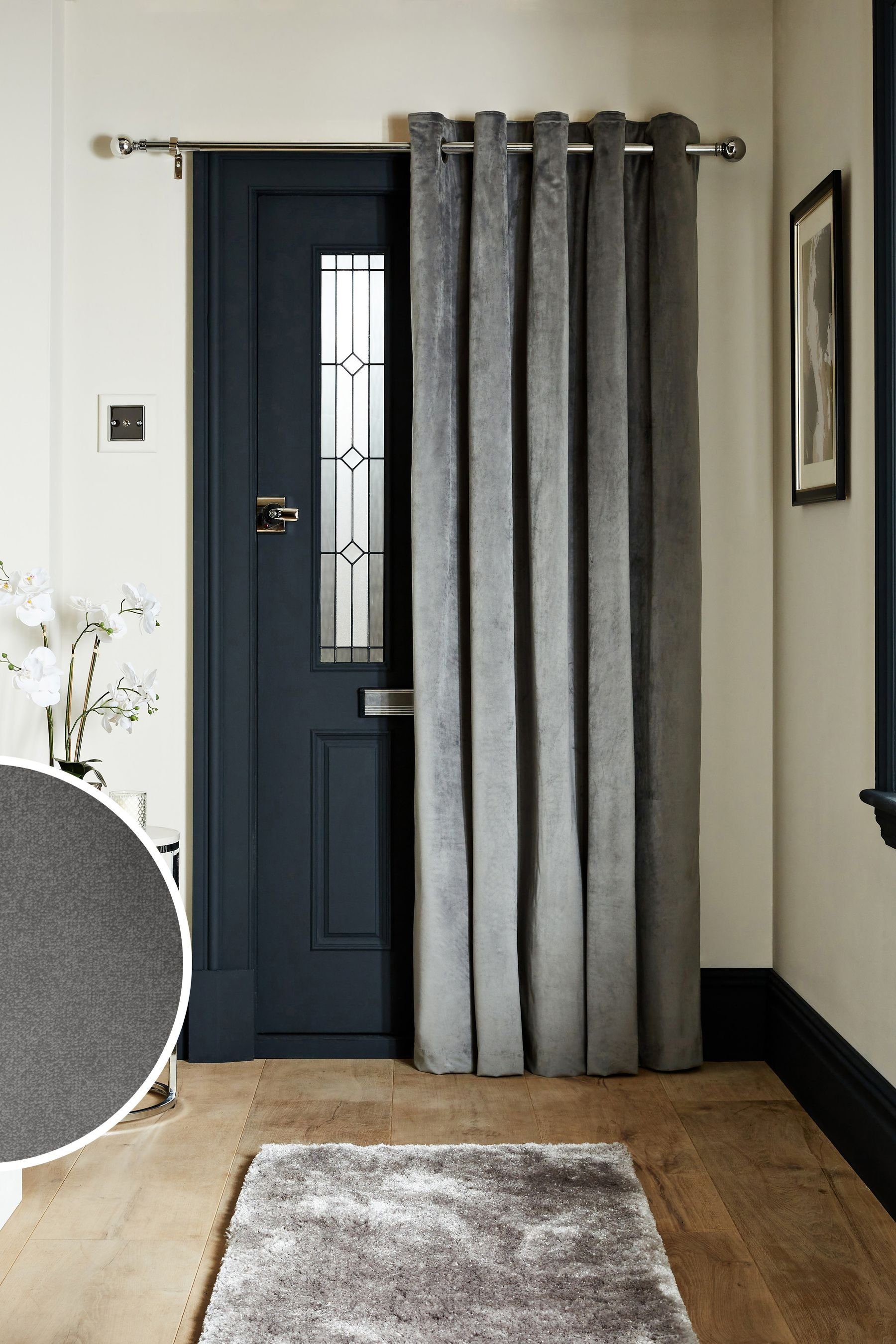 Next Türvorhang Super-Thermo Türvorhang mit Ösen aus Boucléstoff (1 St) günstig online kaufen