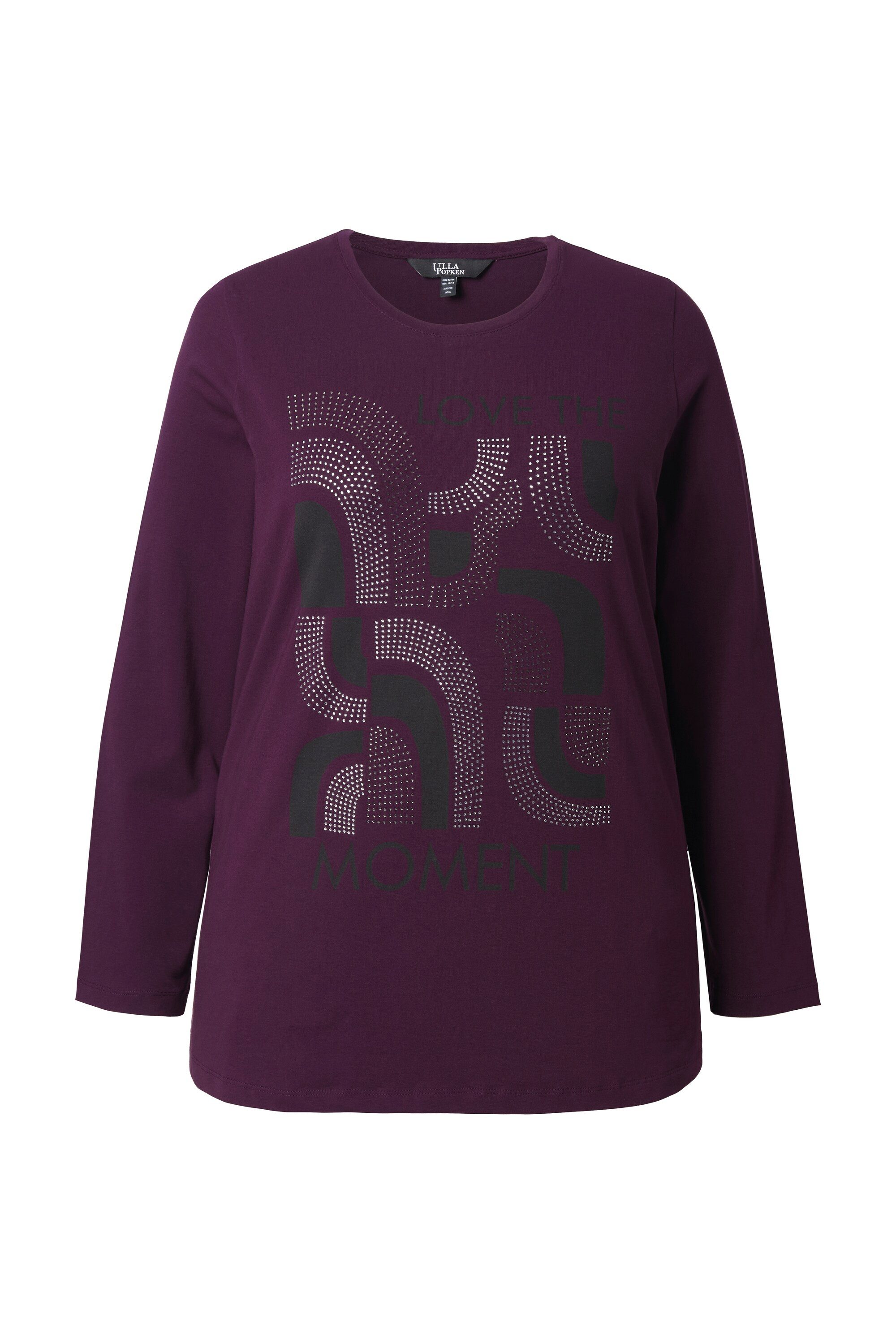 Ulla Popken Longsleeve Shirt grafischer Druck günstig online kaufen