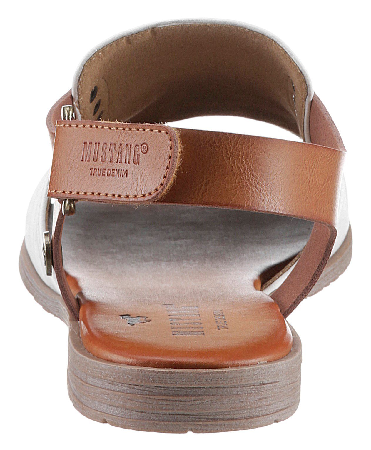 Mustang Shoes Riemchensandale, Sommerschuh, Sandalette, Blockabsatz, günstig online kaufen