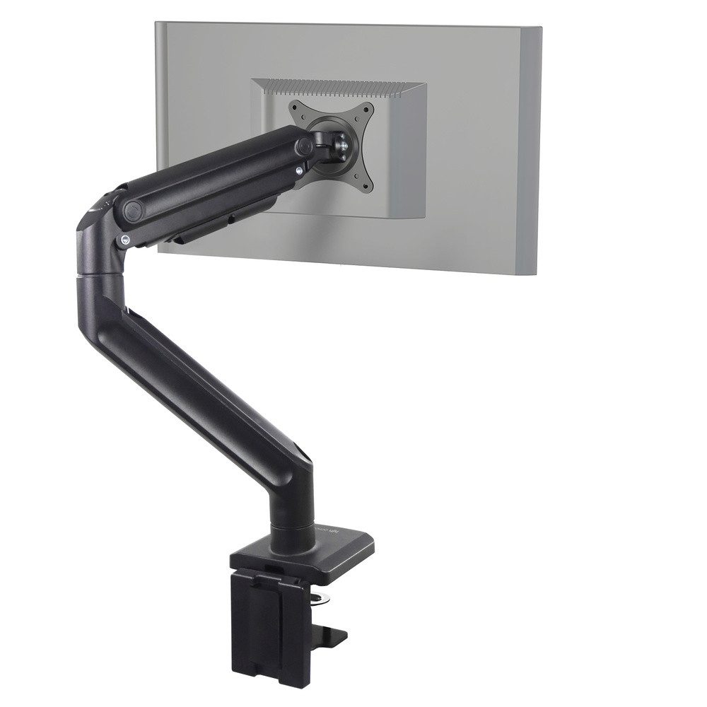 hjh OFFICE Monitor-Halterung Monitorhalterung VM-MG1S Aluminium, Stahl, (bis 42 Zoll, Monitorarm, Kabelmanagement, drehbar, schwenkbar, neigbar, Heavy Duty)