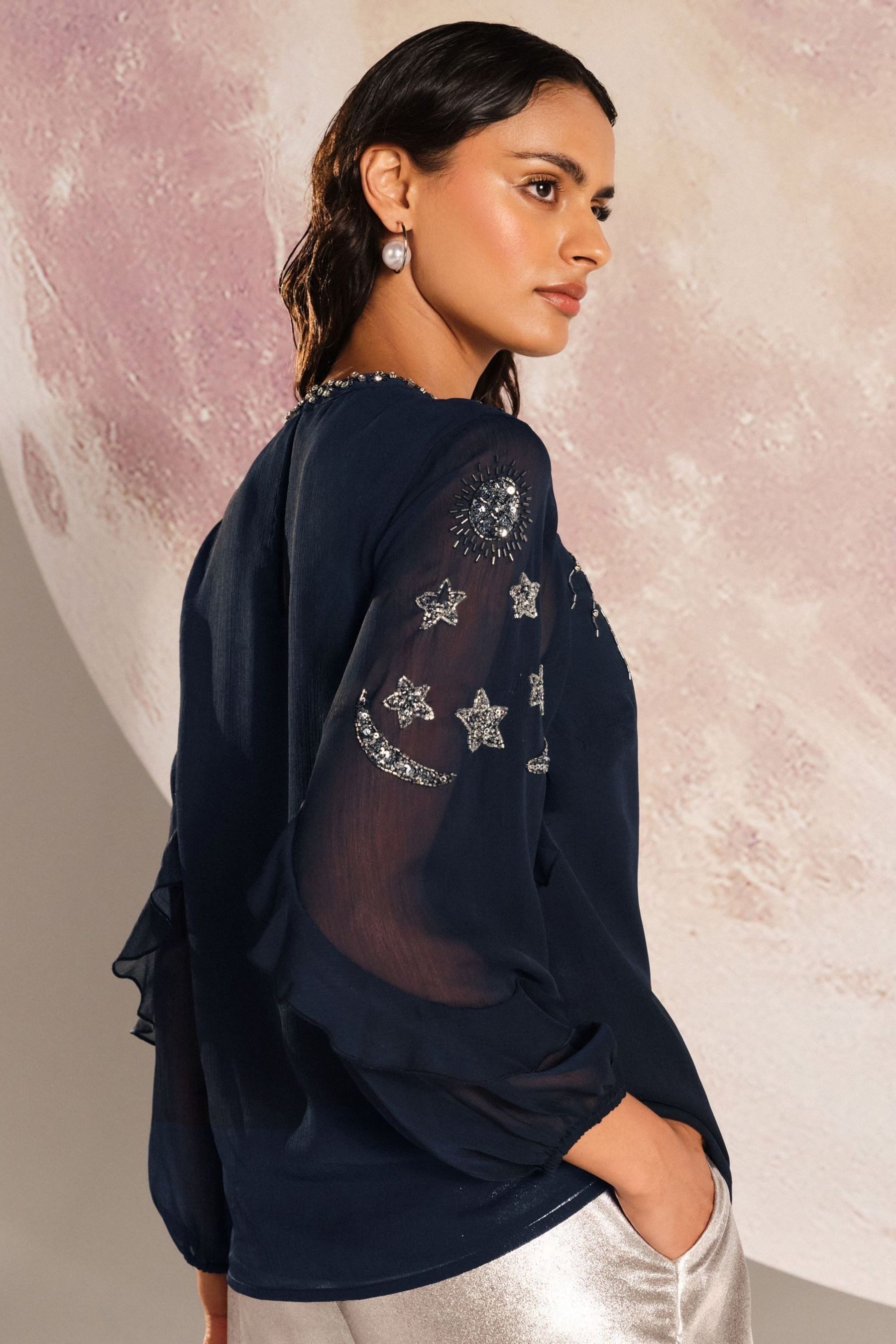 Love & Roses Langarmbluse Love & Roses Langärmelige Bluse, Regular (1-tlg) günstig online kaufen