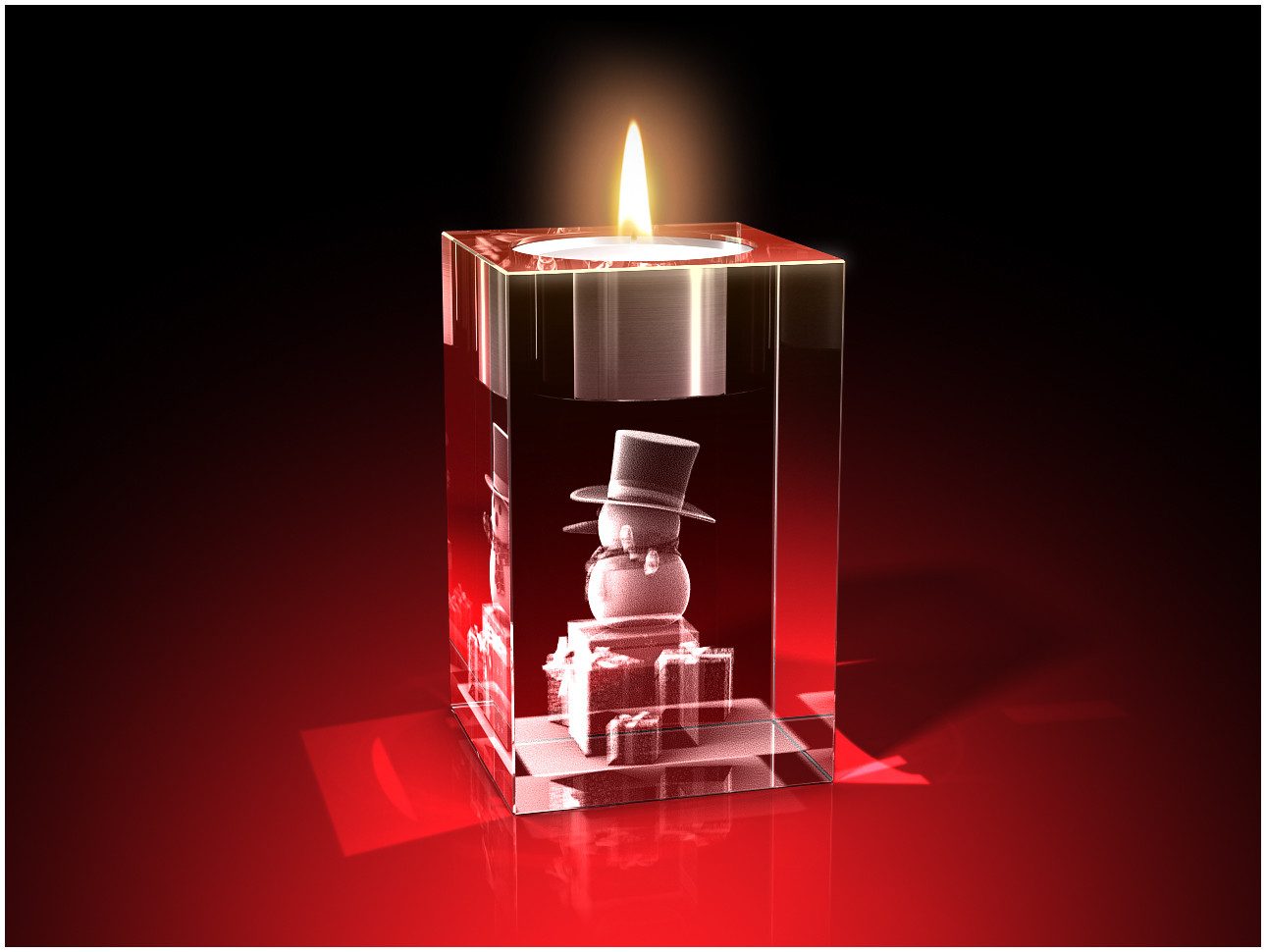 GLASFOTO.COM Teelichthalter Advents-Teelichthalter (einzeln), Weihnachten, günstig online kaufen