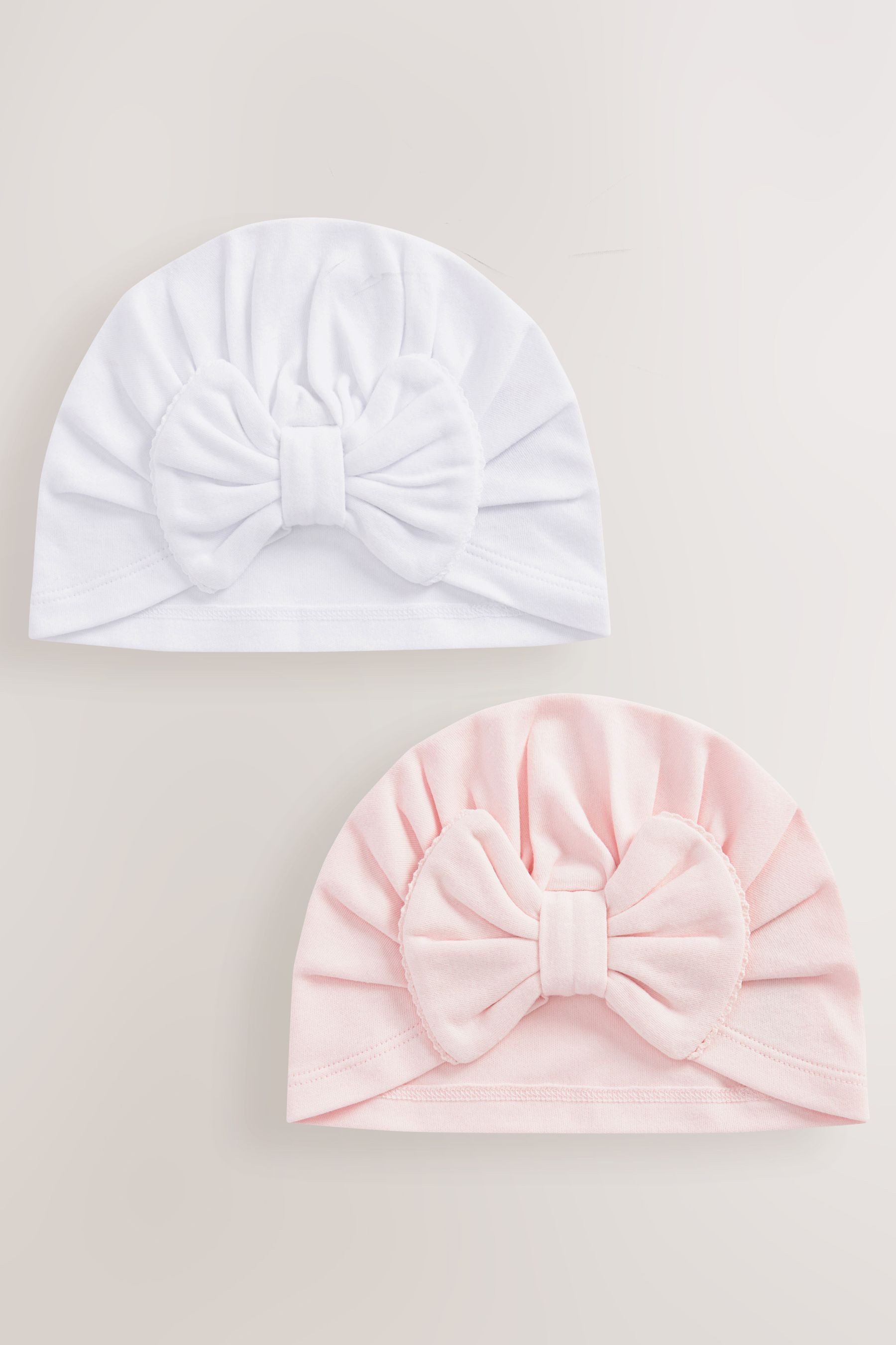 Next Erstlingsmütze Turbanmützen, 2er-Pack (2-St)