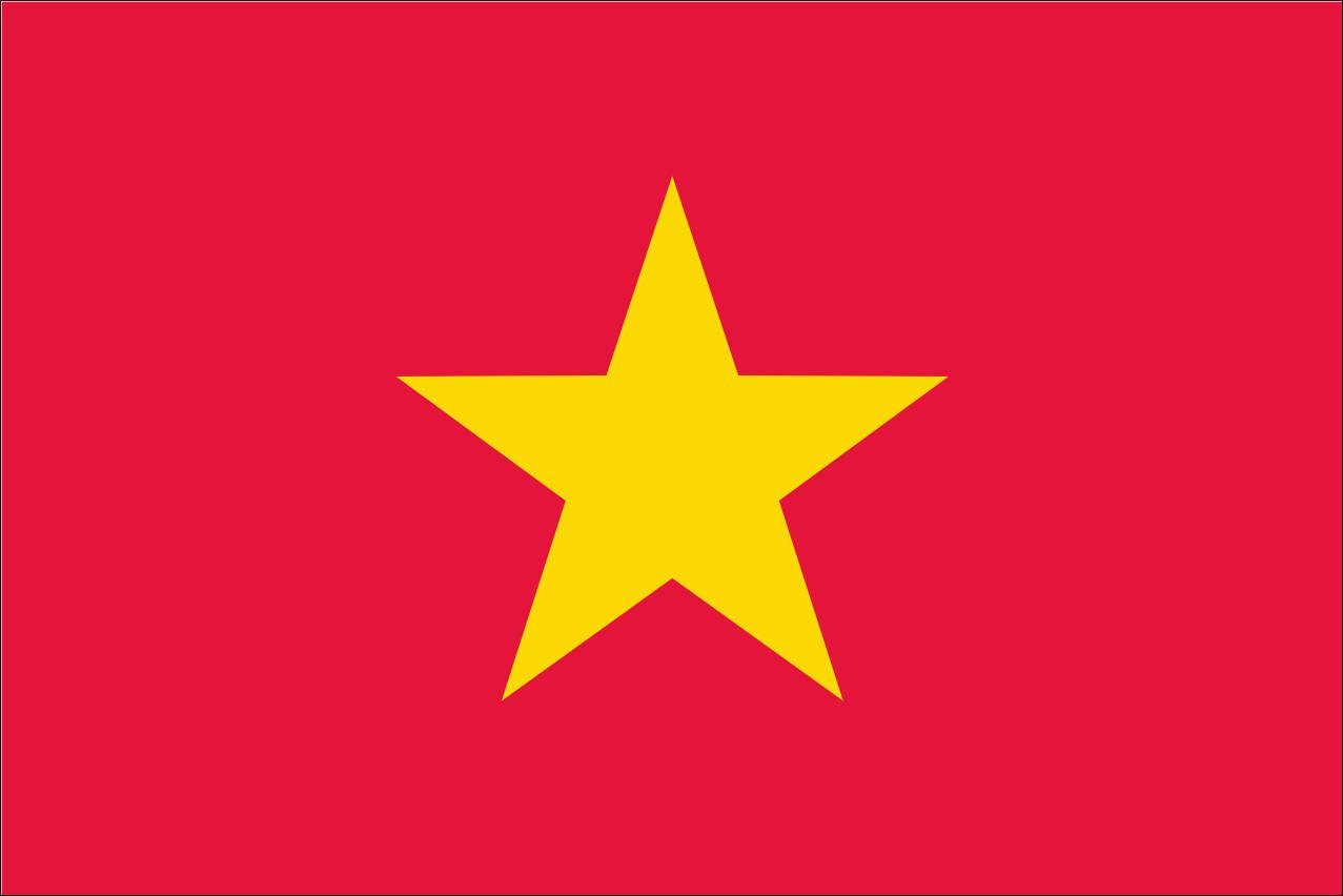 Querformat Vietnam 110 Flagge Flagge g/m² flaggenmeer