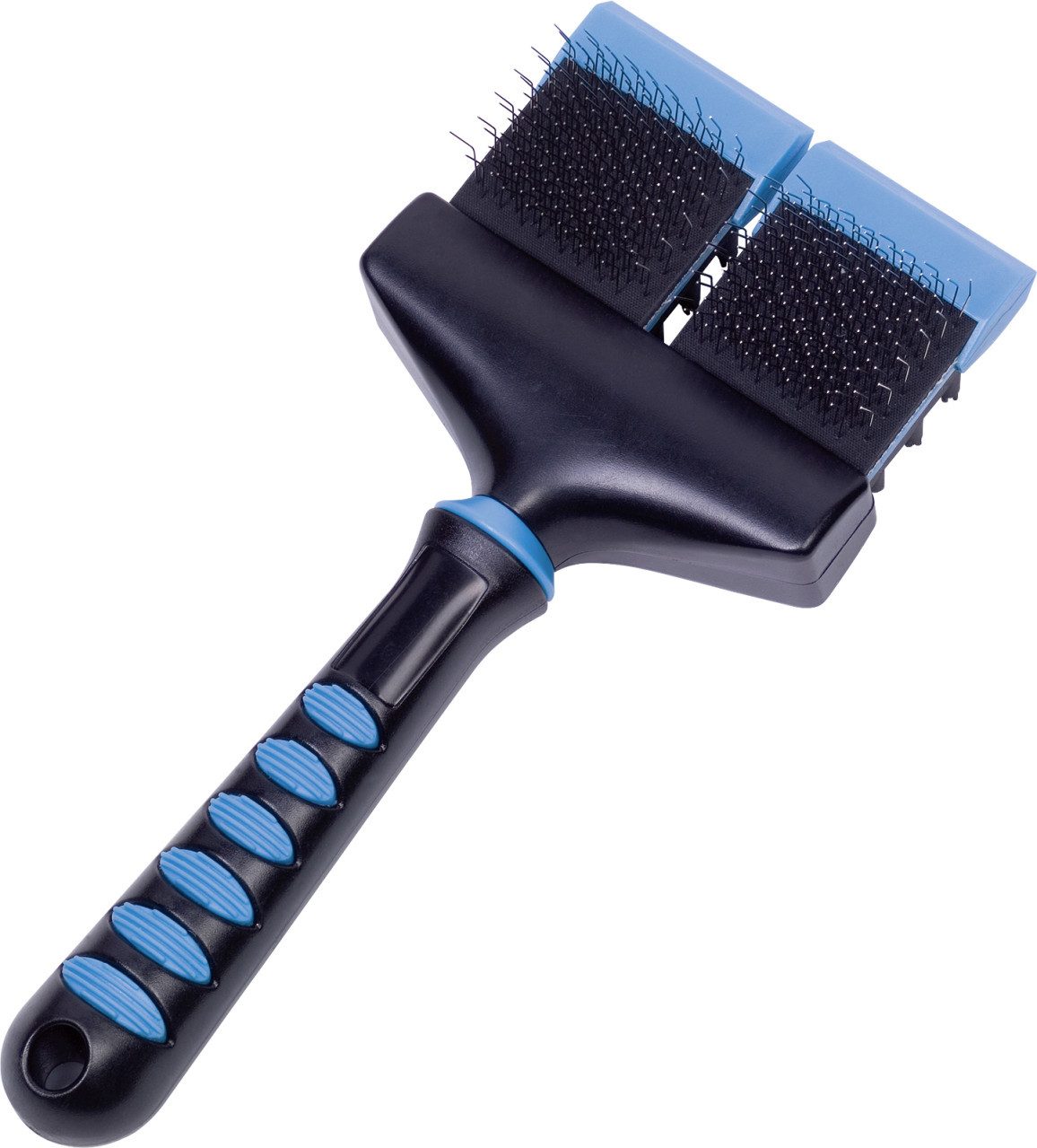 Nobby Fellbürste Nobby Comfort Line flexible Bürste doppelt 2 Köpfe