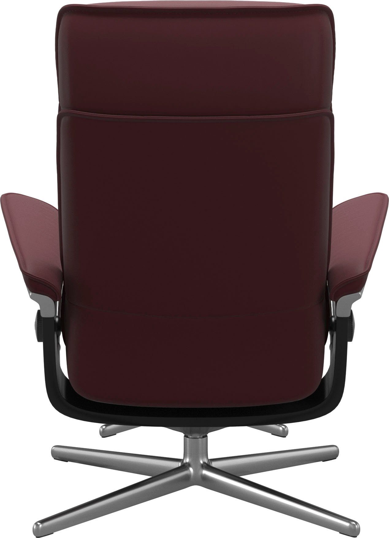 Stressless® Relaxsessel Admiral, mit Cross Base, Größe M & L, Holzakzent Schwarz