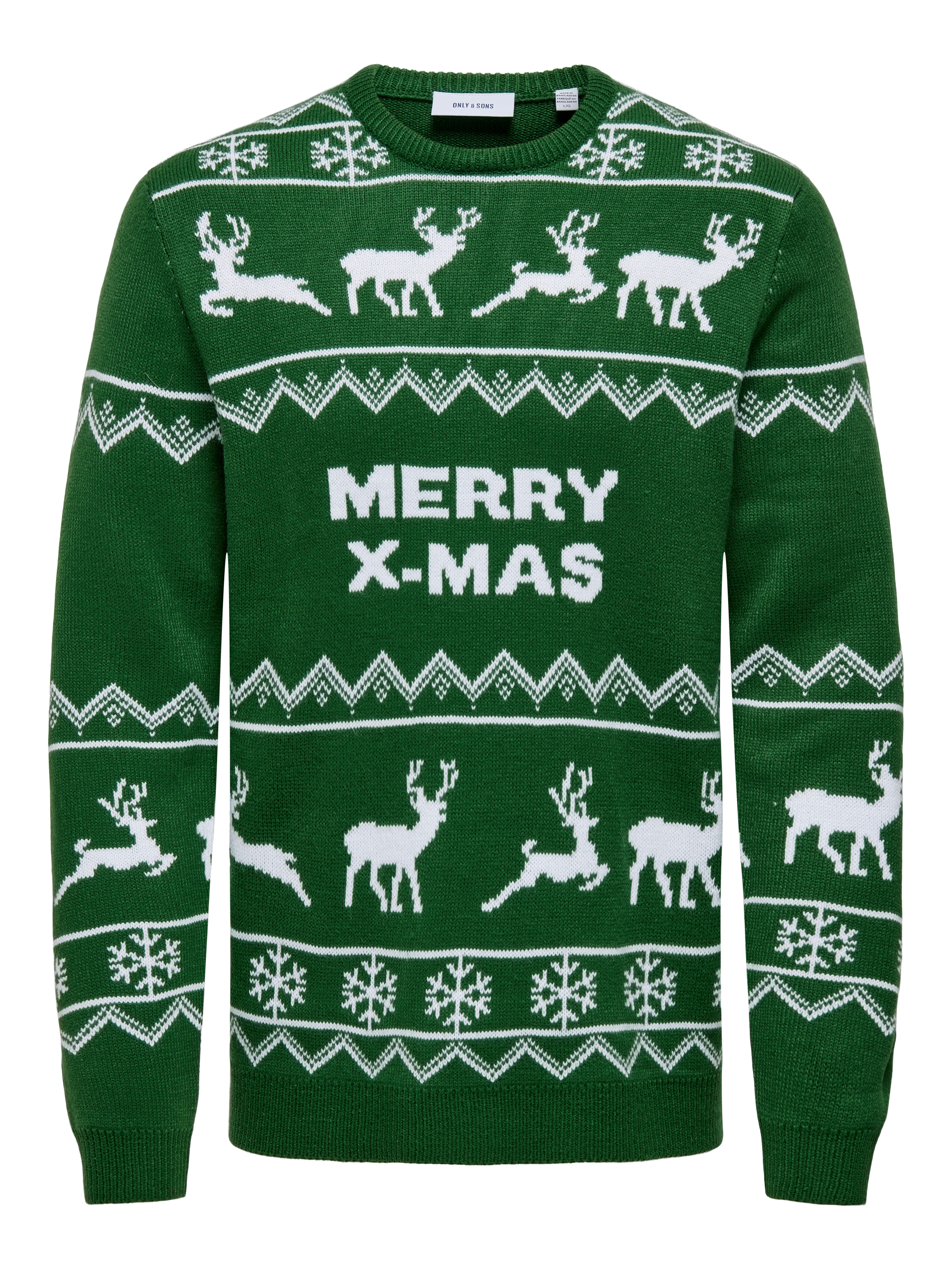 Strickpullover ONSXMAS REG 5 ALLOVER CREW KNIT