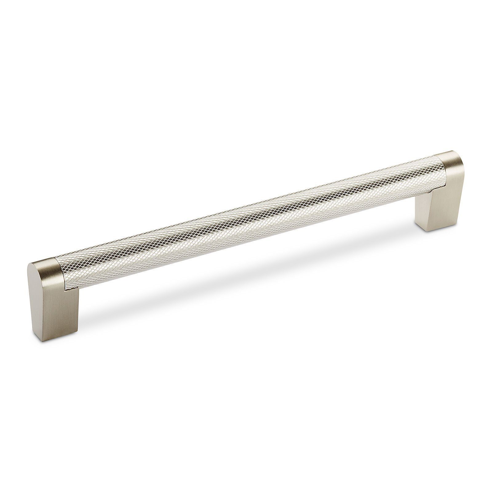 SO-TECH® Möbelgriff Bügelgriff GRATE, Edelstahl gerändelt, Griff Schrankgriff Schubladengriff - incl. Schrauben