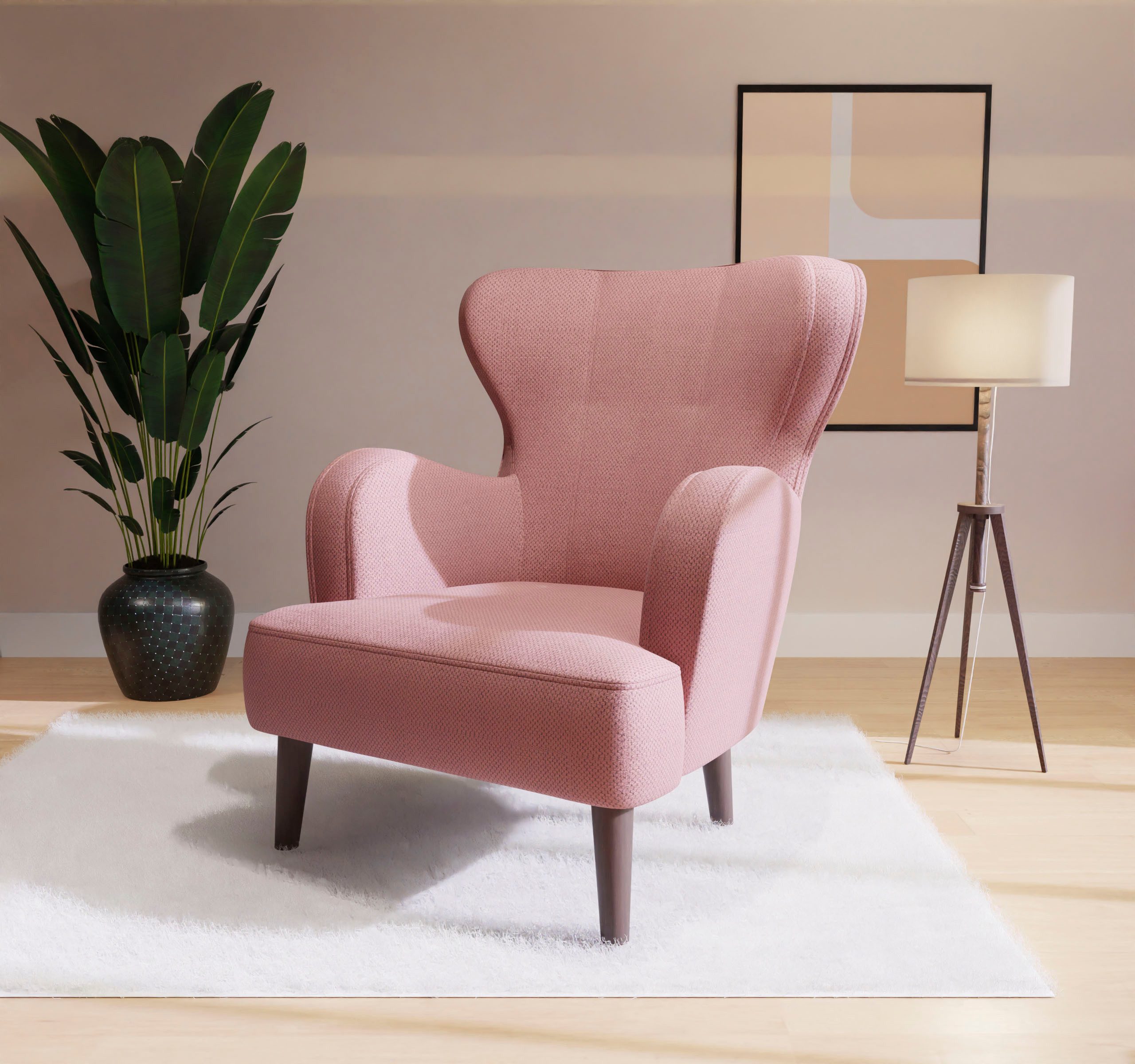 Home affaire Sessel SICILIA, moderner Ohrensessel günstig online kaufen