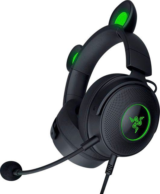 RAZER Kraken Kitty V2 Pro Gaming-Headset (Mikrofon abnehmbar, Rauschunterdrückung, Stummschaltung) – Bild 4 von 5