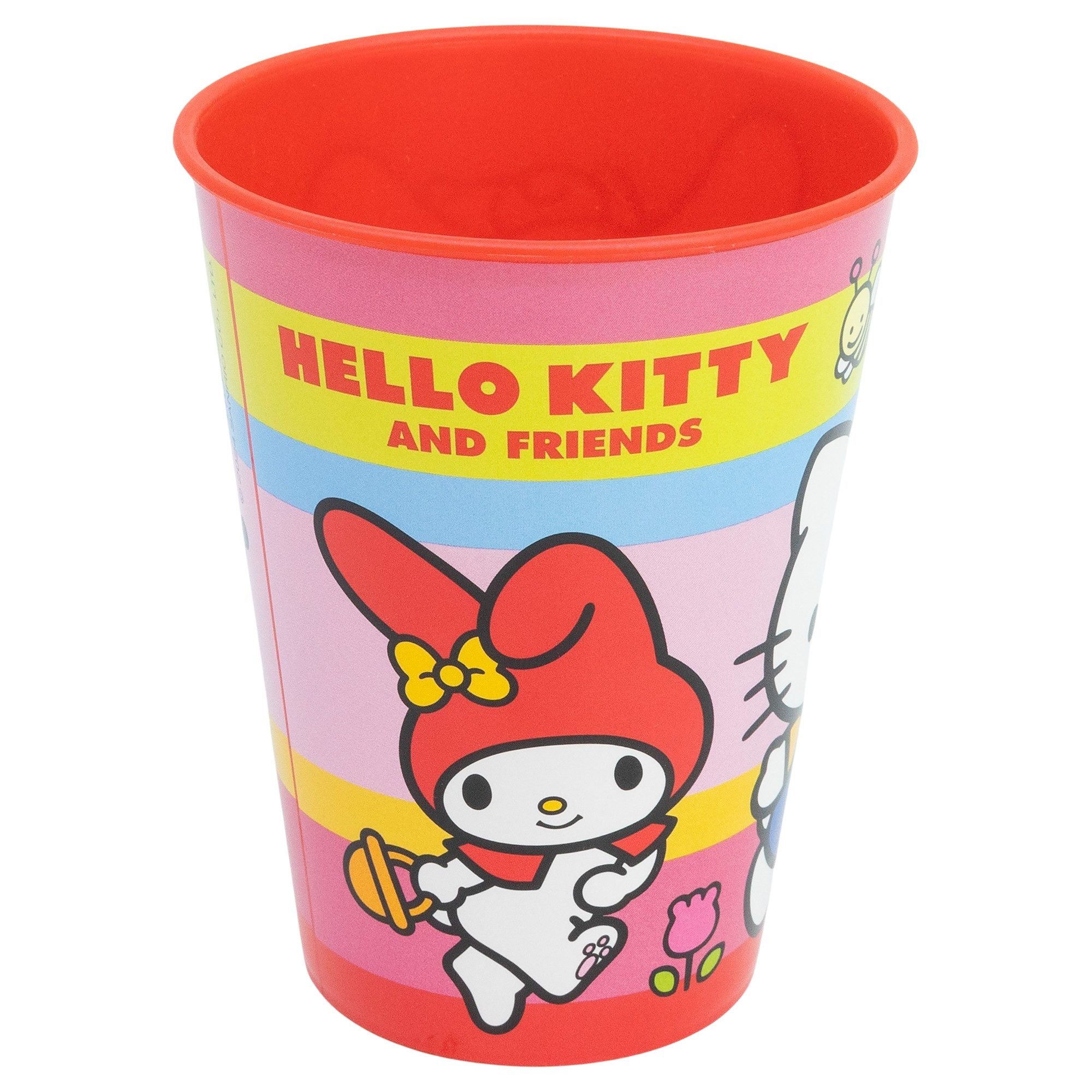 Hello Kitty Lunchbox Hello Kitty Kinder Lunch Set – 3-Kammer Brotdose & Becher, (2-tlg., Spar-Set)