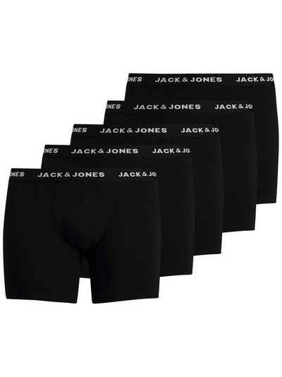 Jack & Jones Boxershorts 5-er Stück Pack Boxershorts Set JACHUEY Plus Size (5-St) 4178 in Schwarz