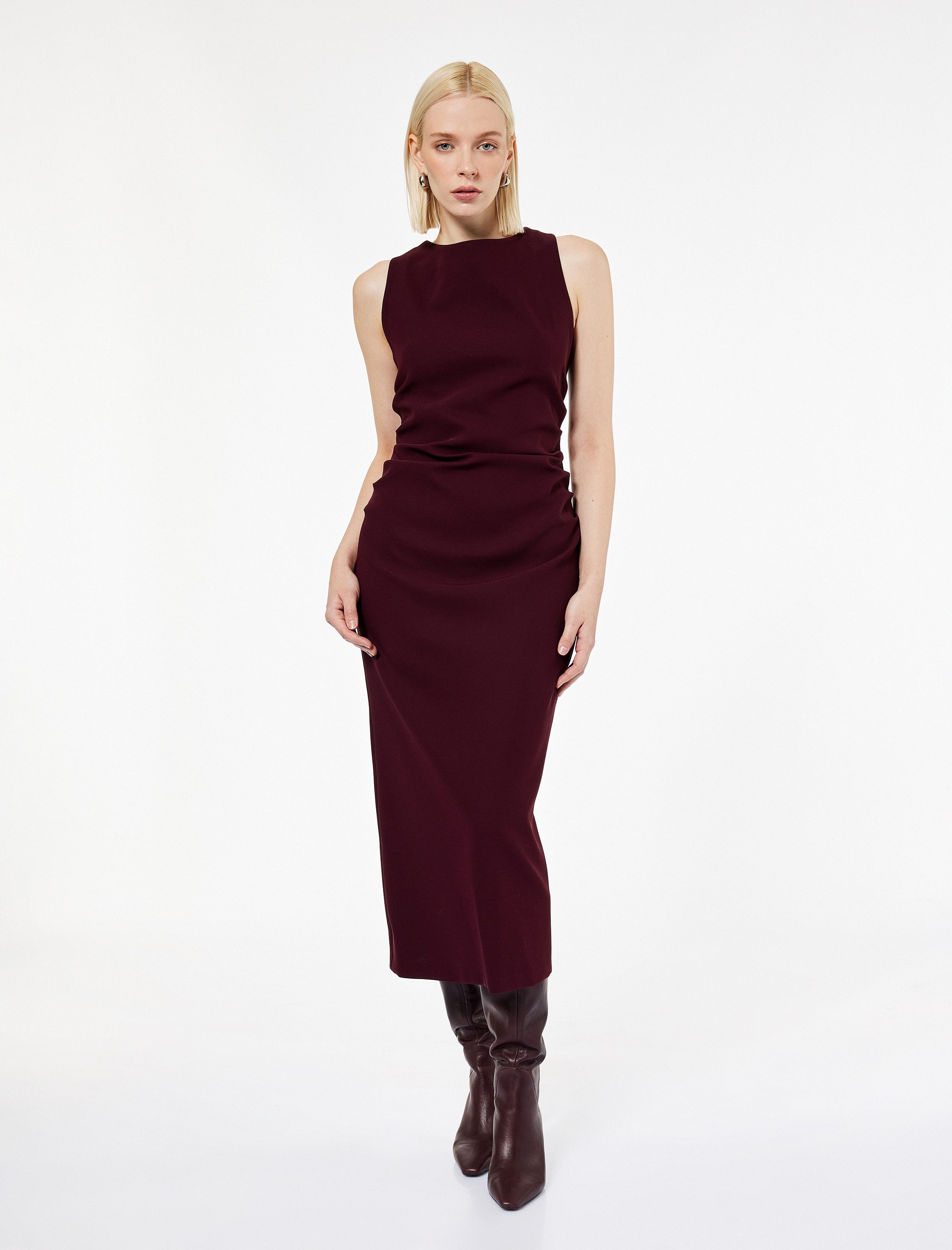 Koton Badekleid Mit Drapierdetail Bodycon Kleid Midikleid