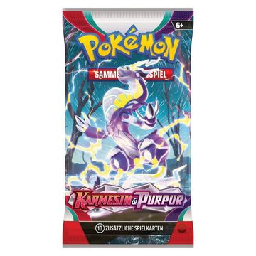 POKÉMON Sammelkarte Pokémon – Karmesin & Purpur - 36 x Boosterpackung im original Display, deutsche Sprachausgabe