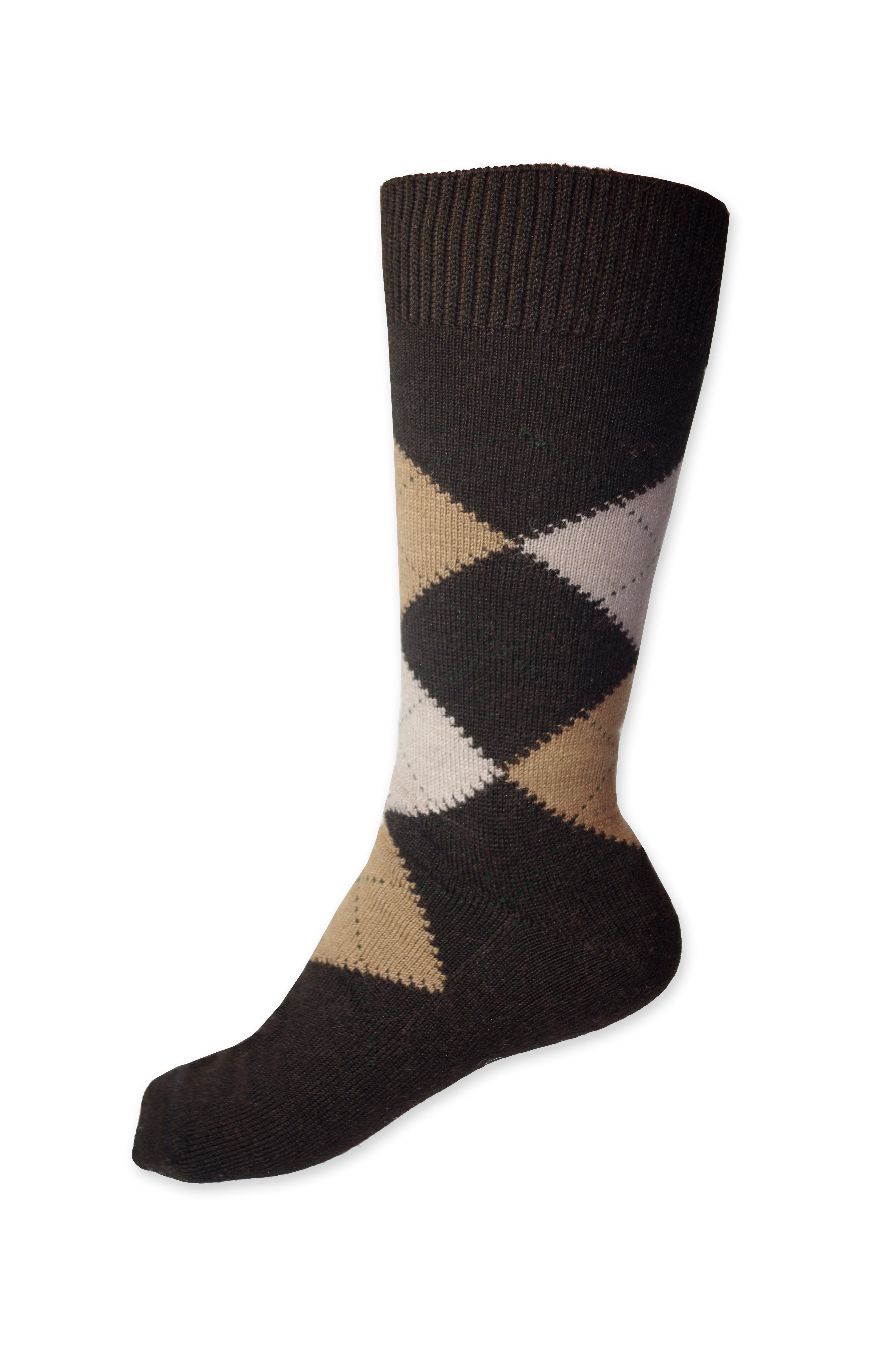 41% Polycryl, Posh Paar Alpaka Socken 3 Gear Nylon 34% (3-Paar) Alpakawolle, Businesssocken 25% Carrosito braun