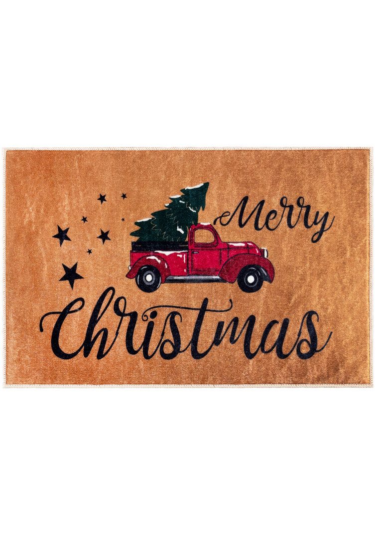 Mazovia Designteppich Weihnachten Teppichmatte für Küche, günstig online kaufen