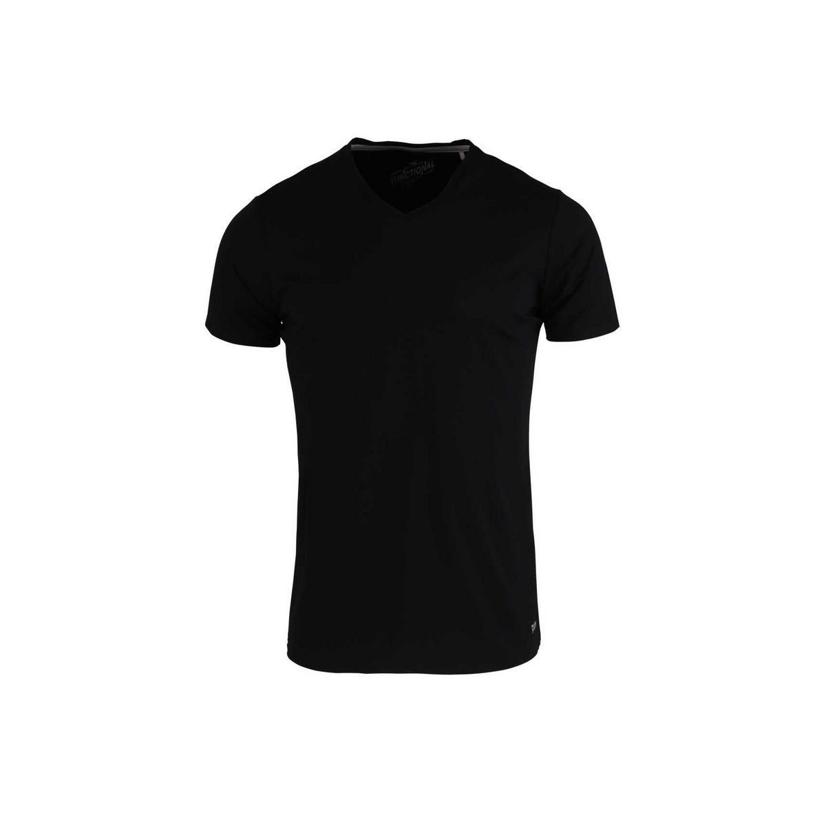 (1-tlg) Hatico Rundhalsshirt schwarz